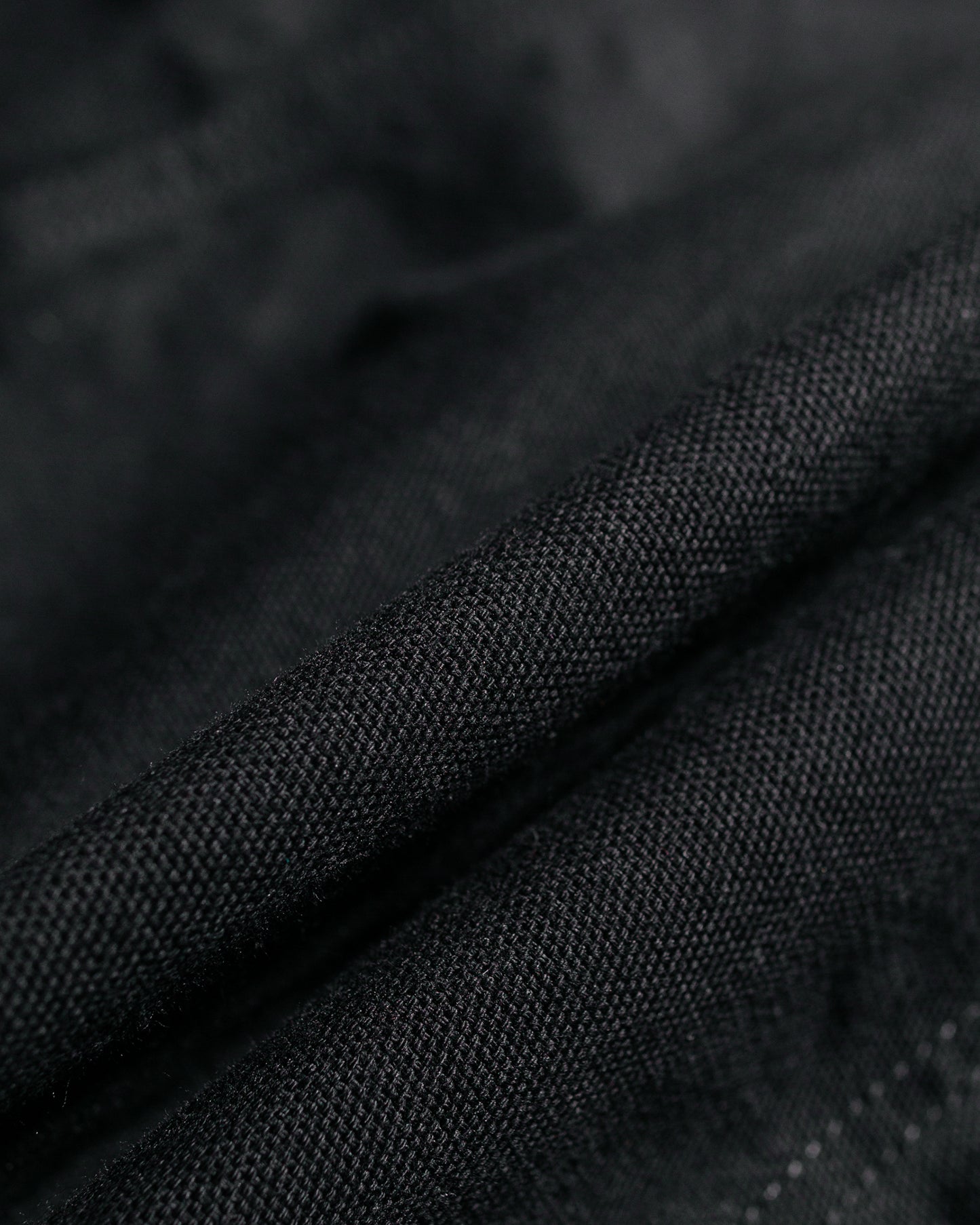 James Coward Range Jacket Black Cotton Washi Oxford Cloth