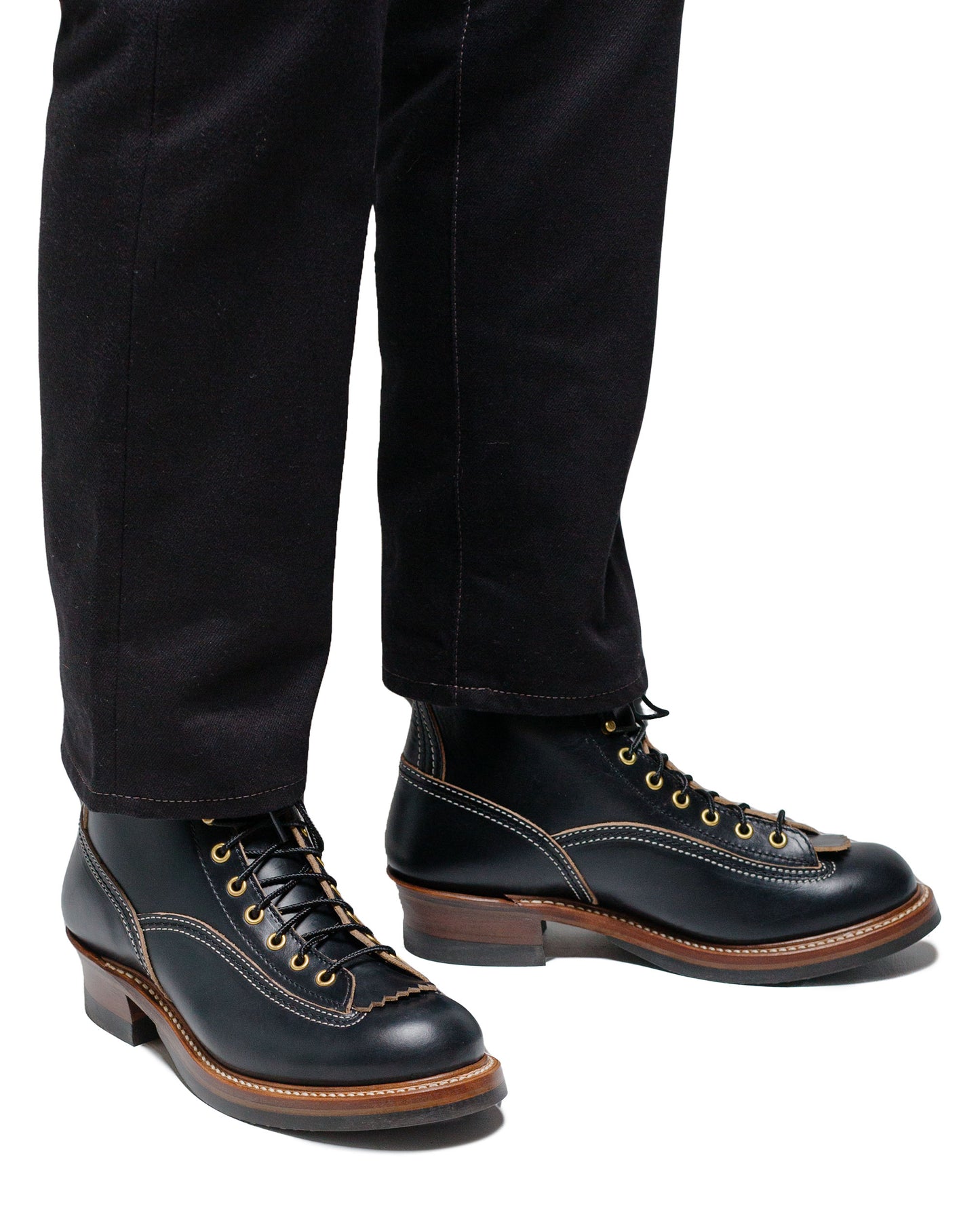 John Lofgren Bootmaker Donkey Puncher Boots Horween Leather CXL Black model