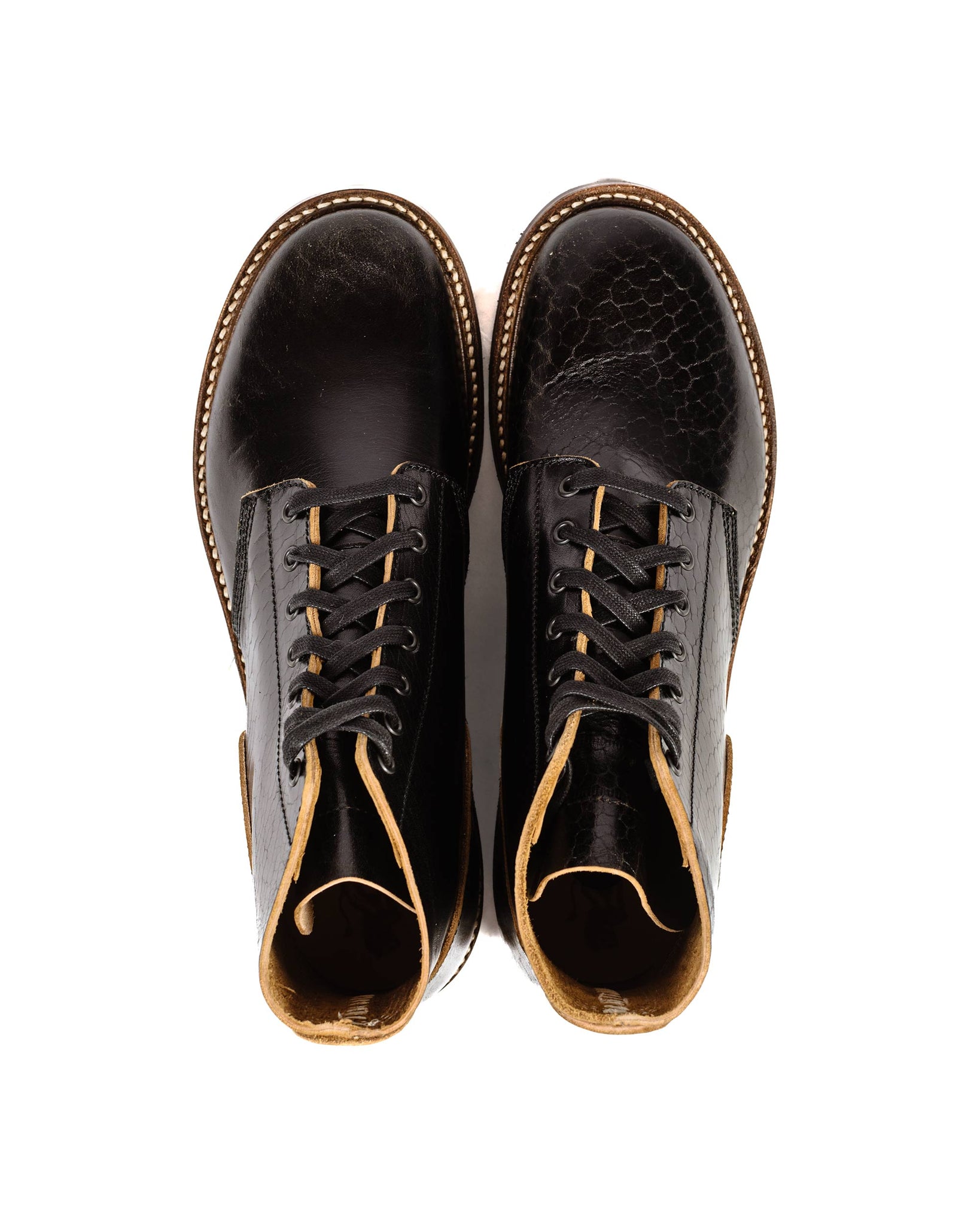 John Lofgren Bootmaker M-43 Service Shoes Shinki Hikaku Black/Tea-Core Horsebutt Top
