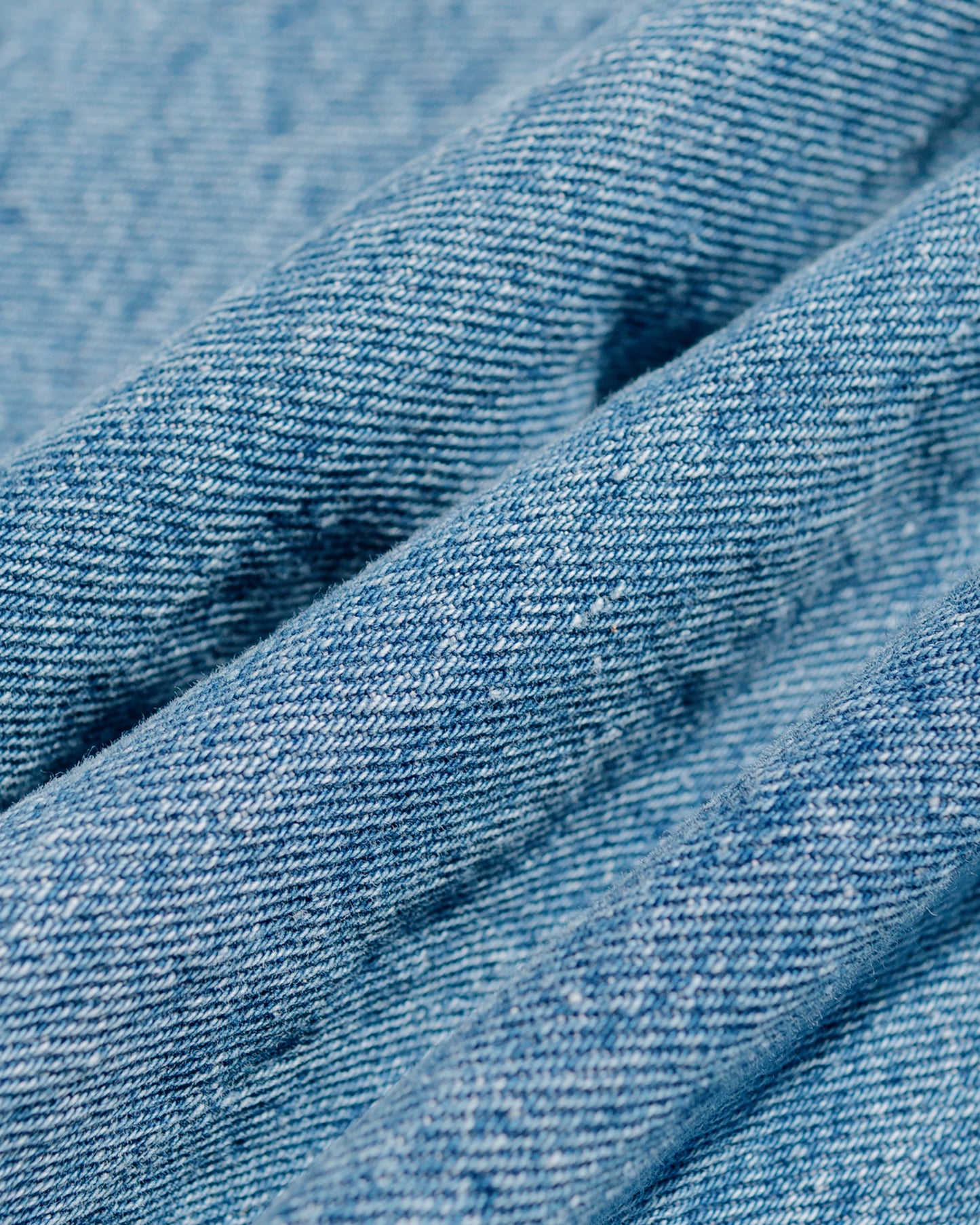 KAPTAIN SUNSHINE 5P Zipper Front Denim Pants Indigo Vintage Wash