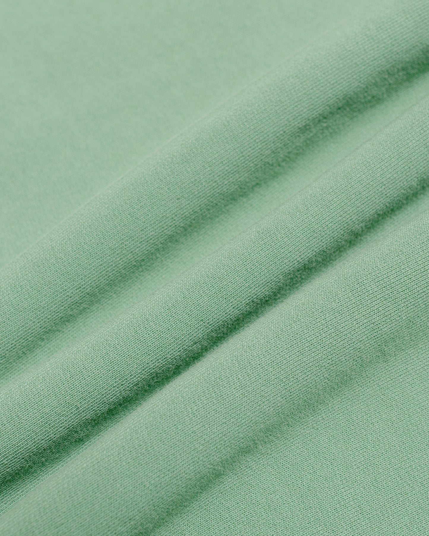 Lady White Co. Lost & Found Quarter Zip Sweatshirt Faded Green fabric