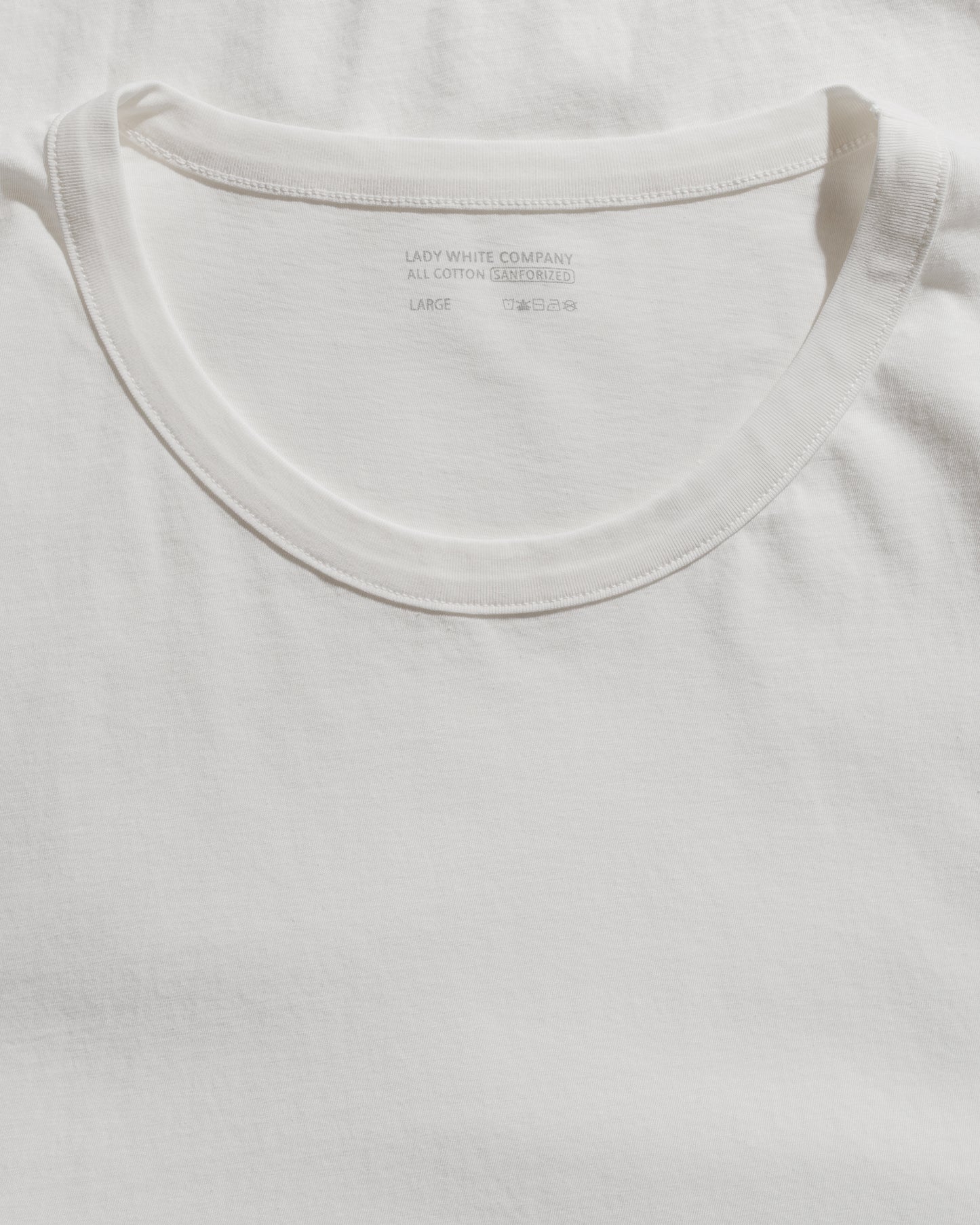 Lady White Co. Sleeveless T-Shirt White