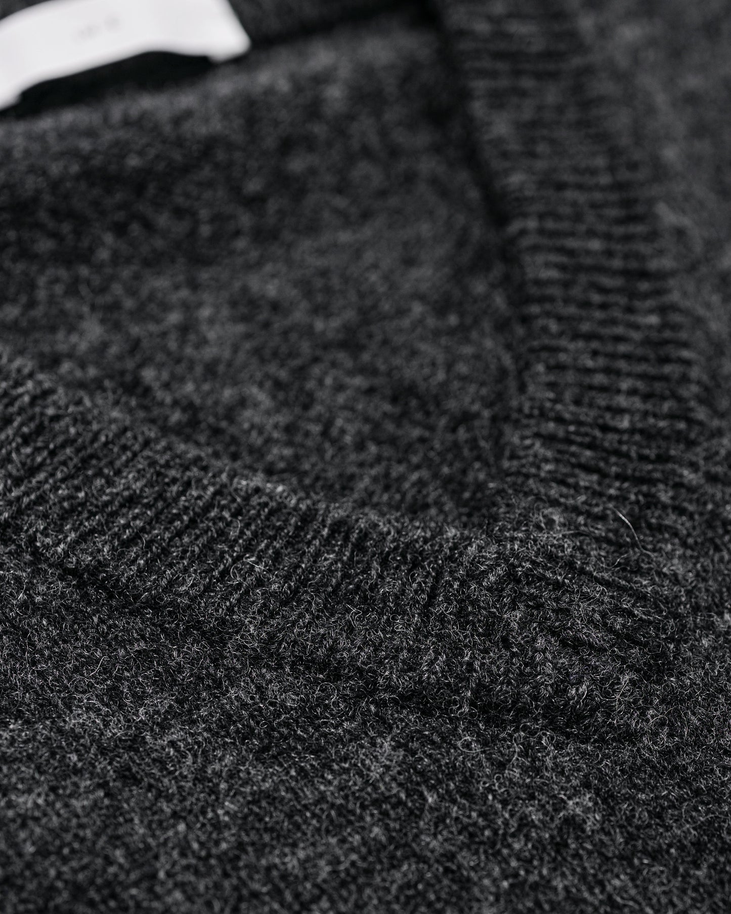 lost & found Lady White Co. Lady White Co. Wool V Neck Sweater Charcoal