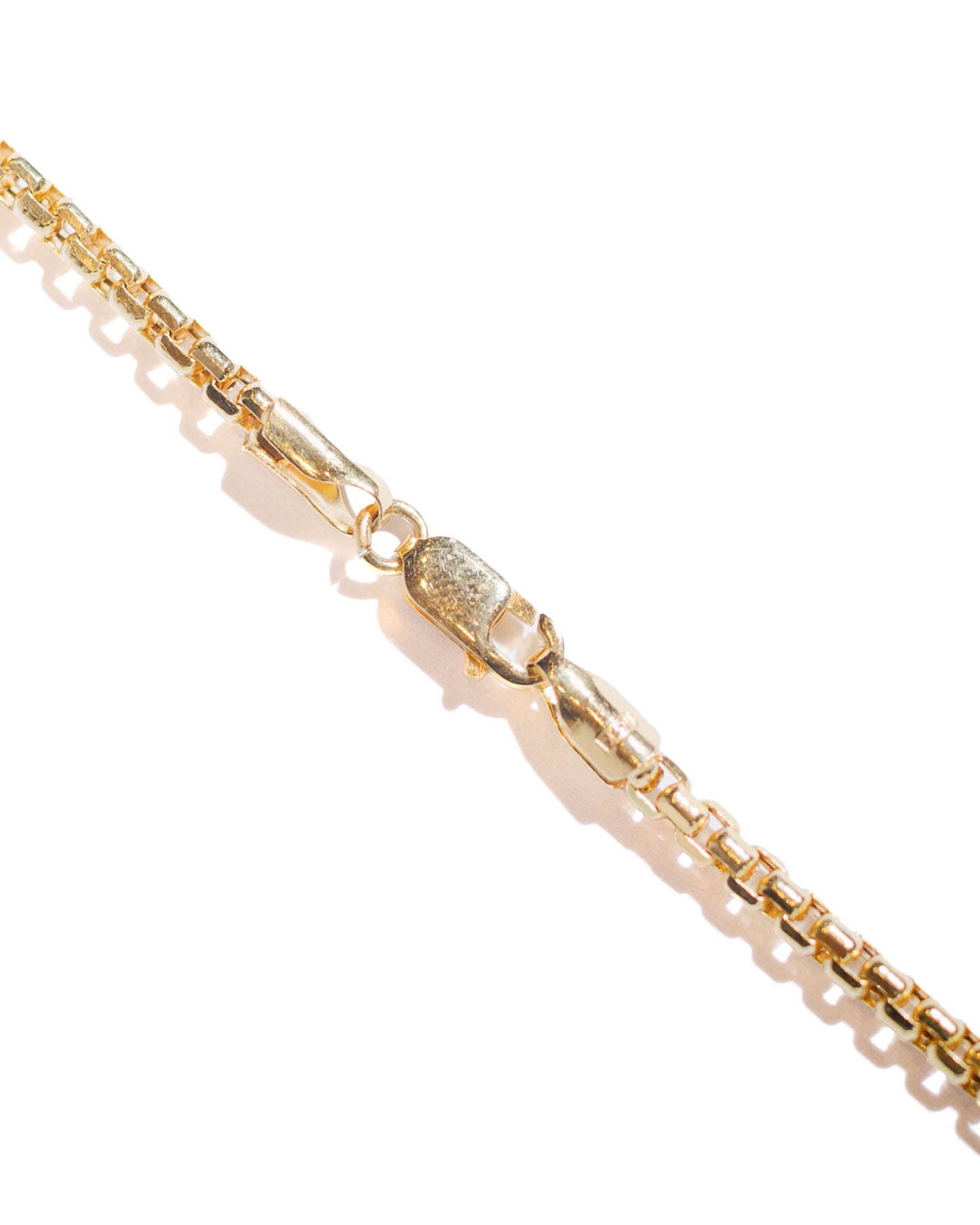 Lost & Found Box Link Necklace Gold 22