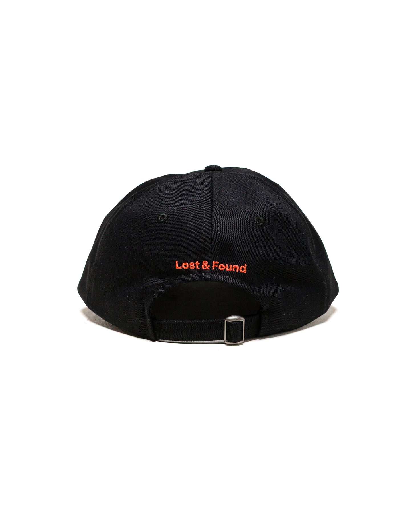 Lost & Found Chino Twill Arch Logo Cap Black