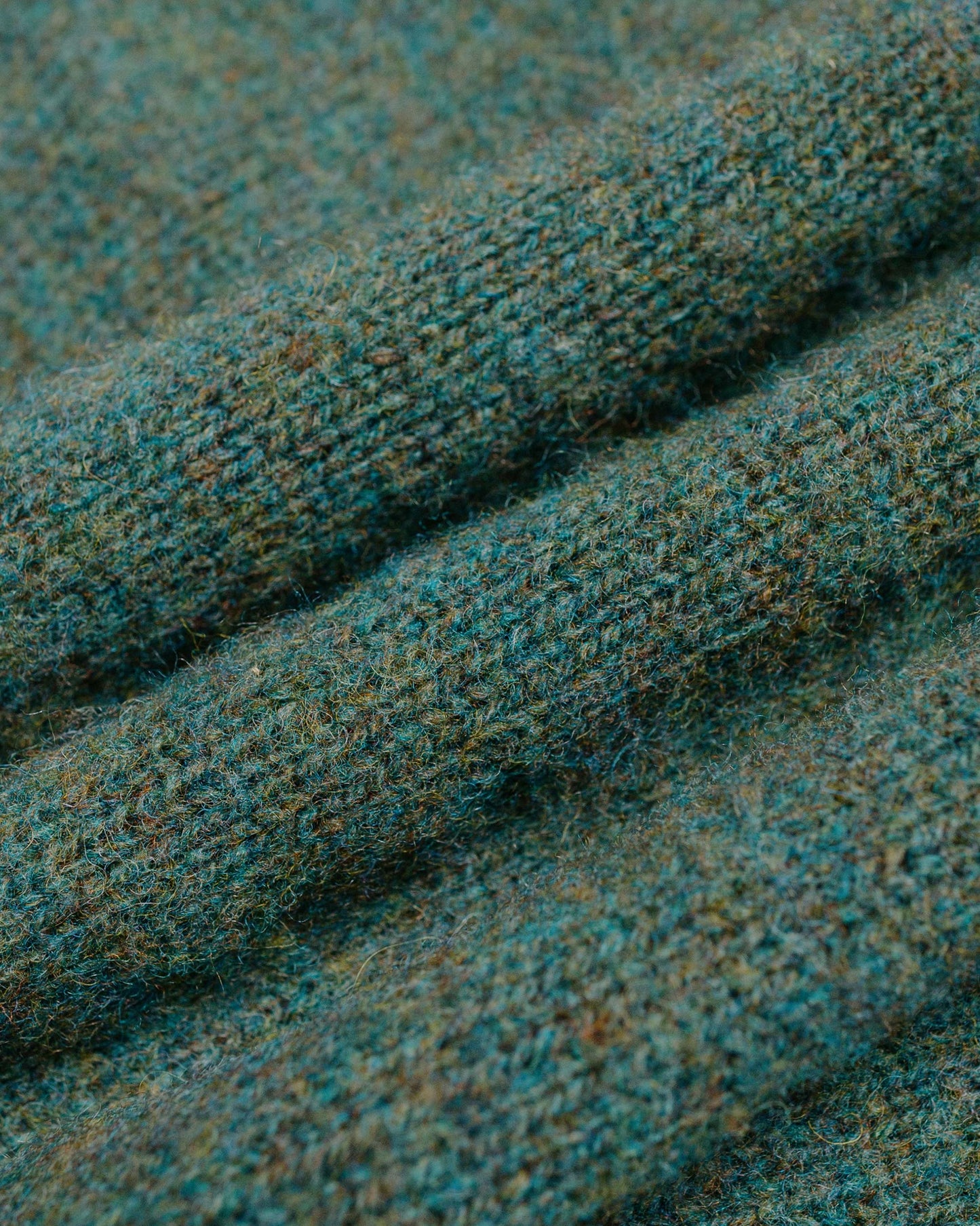 Lost & Found Shaggy Sweater Jade fabric