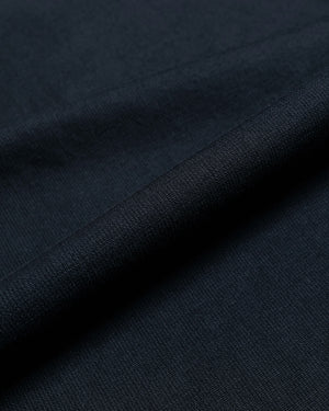 MHL Offset Placket Polo Textured Cotton Ink fabric