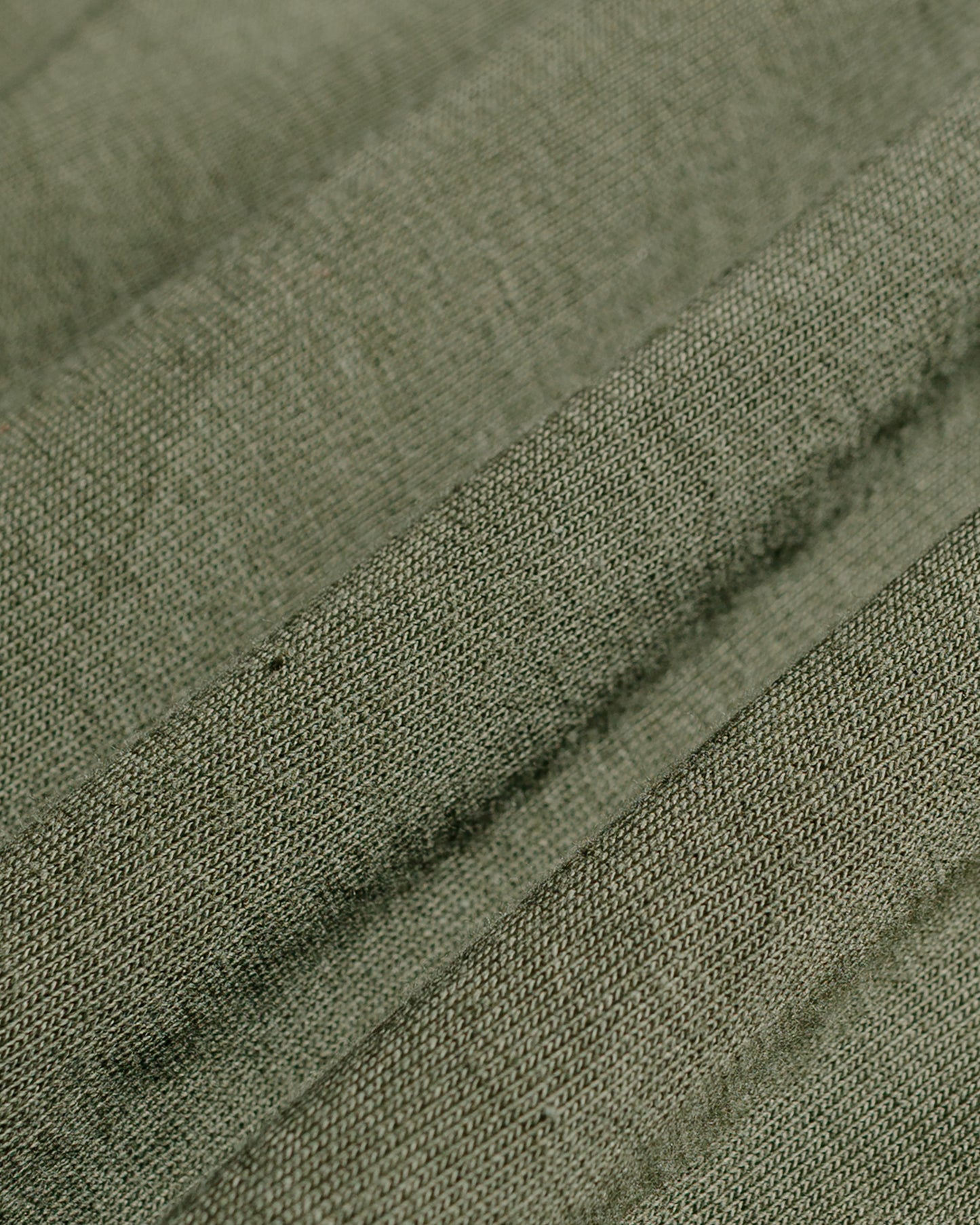 Merz B. Schwanen 1950s Loopwheeled T-Shirt Army