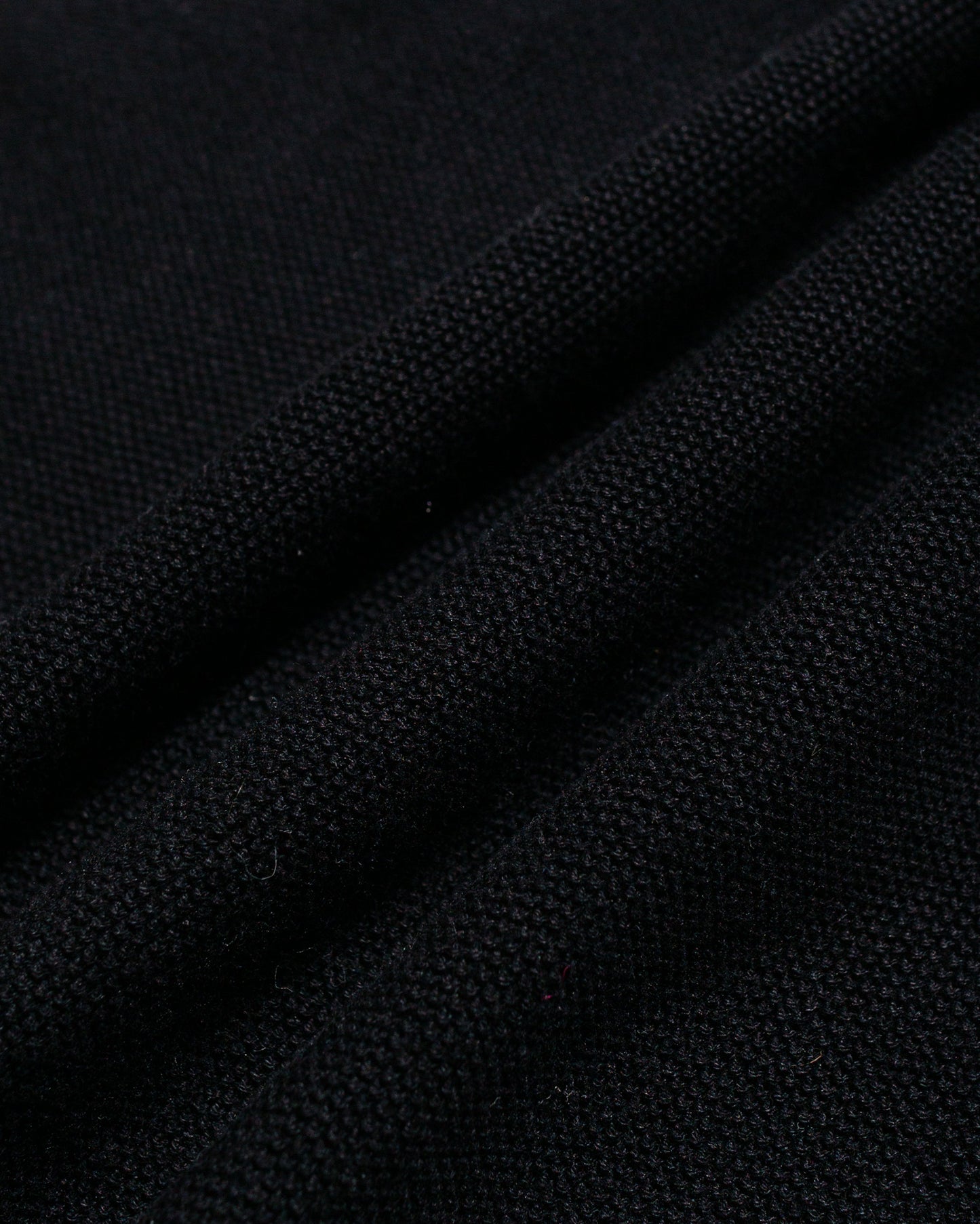 Merz B. Schwanen KPLP02 Knitted Polo Deep Black