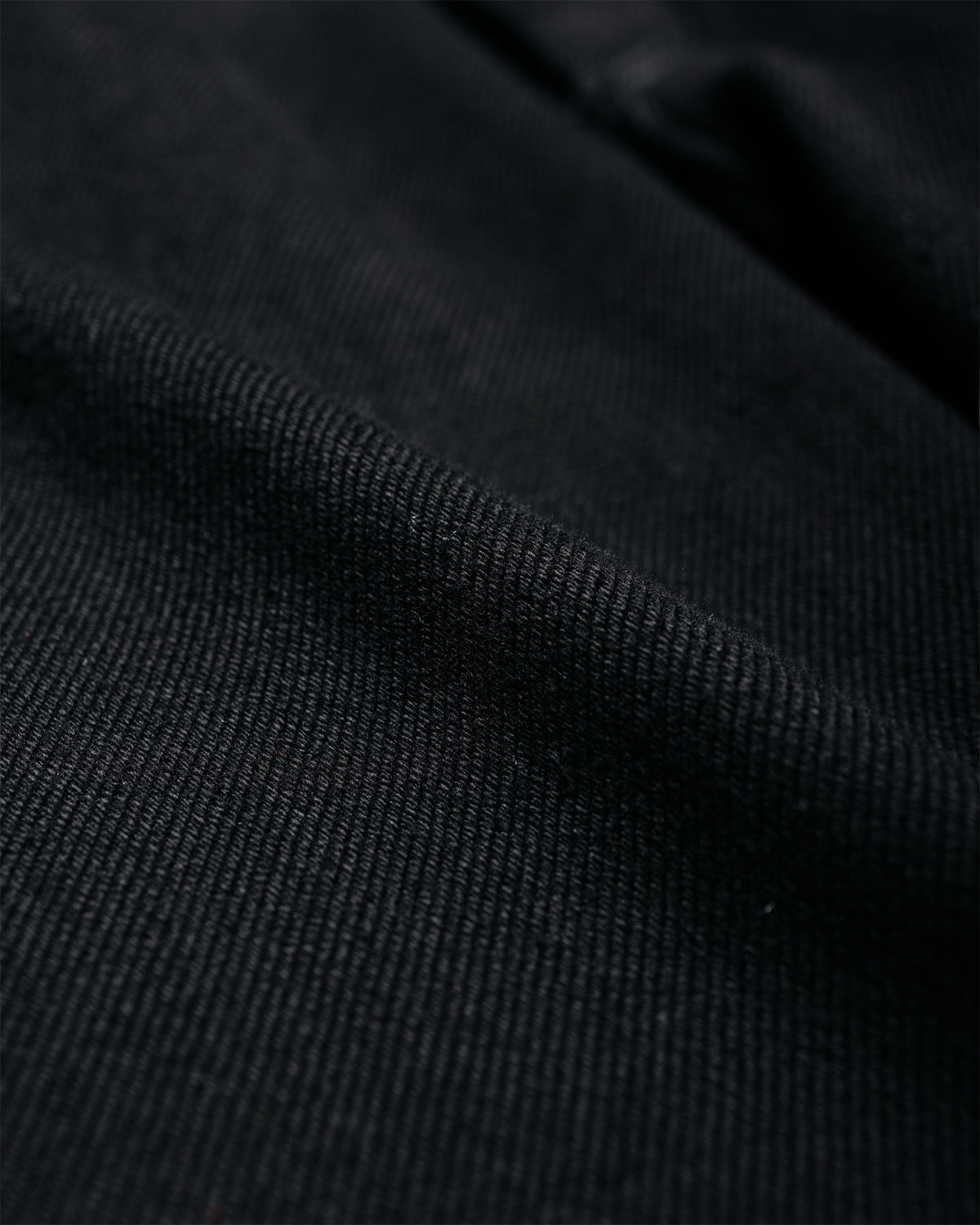 MotivMfg Pleat Denim Trousers Tailorable Denim/Black