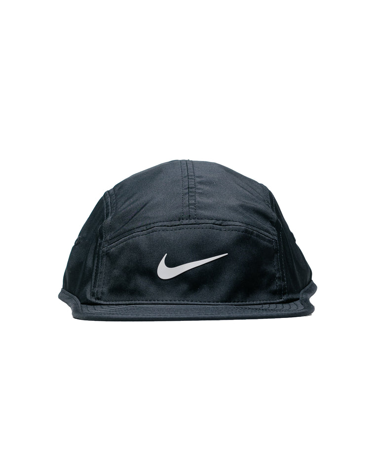 Nike Dri-Fit Fly Unstructured Swoosh Cap Black/White