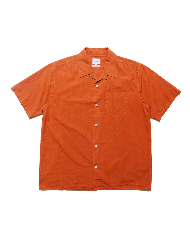 Norse Projects Carsten Cotton Tencel Red Ochre