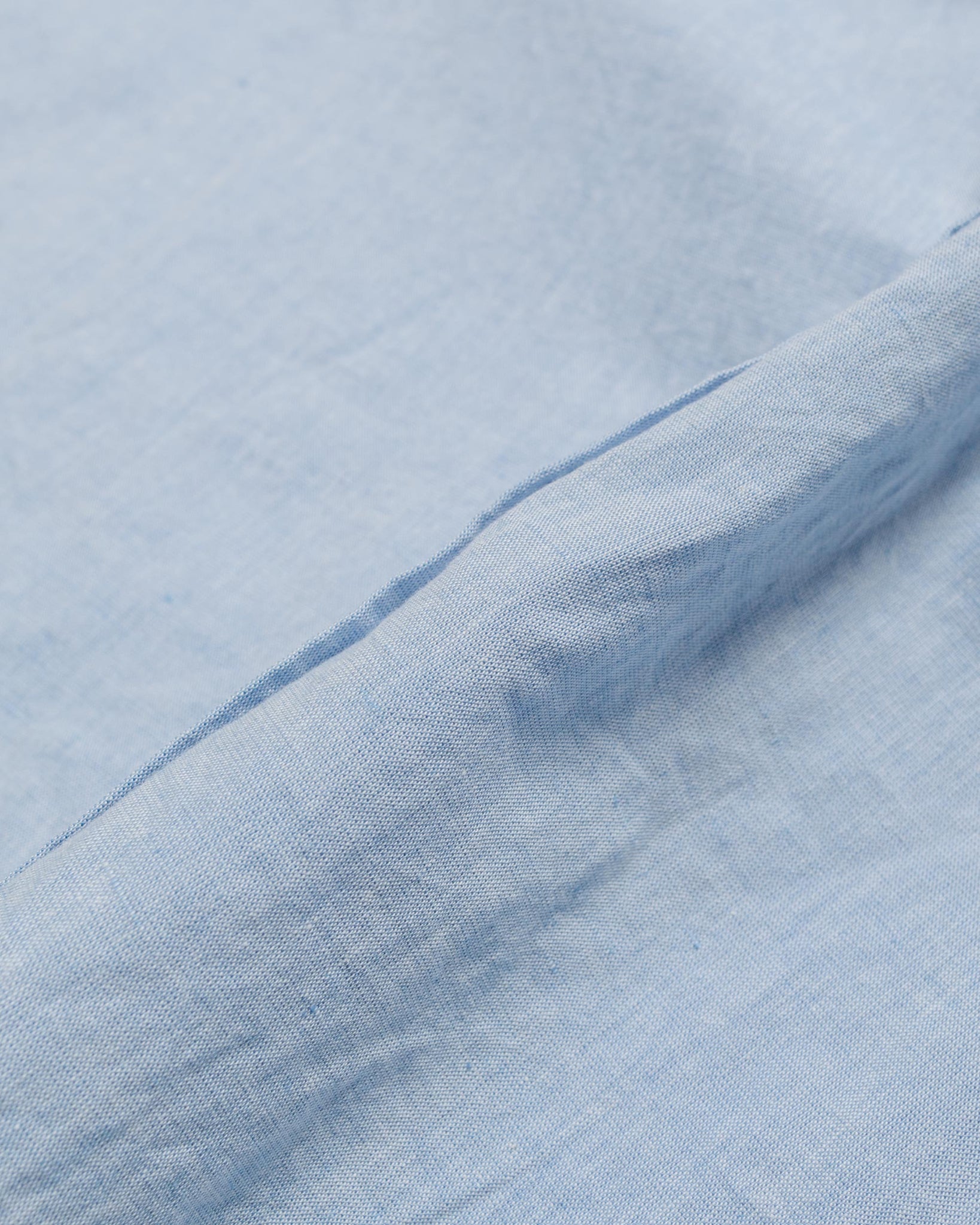 Norse Projects Ivan Relaxed Cotton Linen SS Shirt Pale Blue fabric