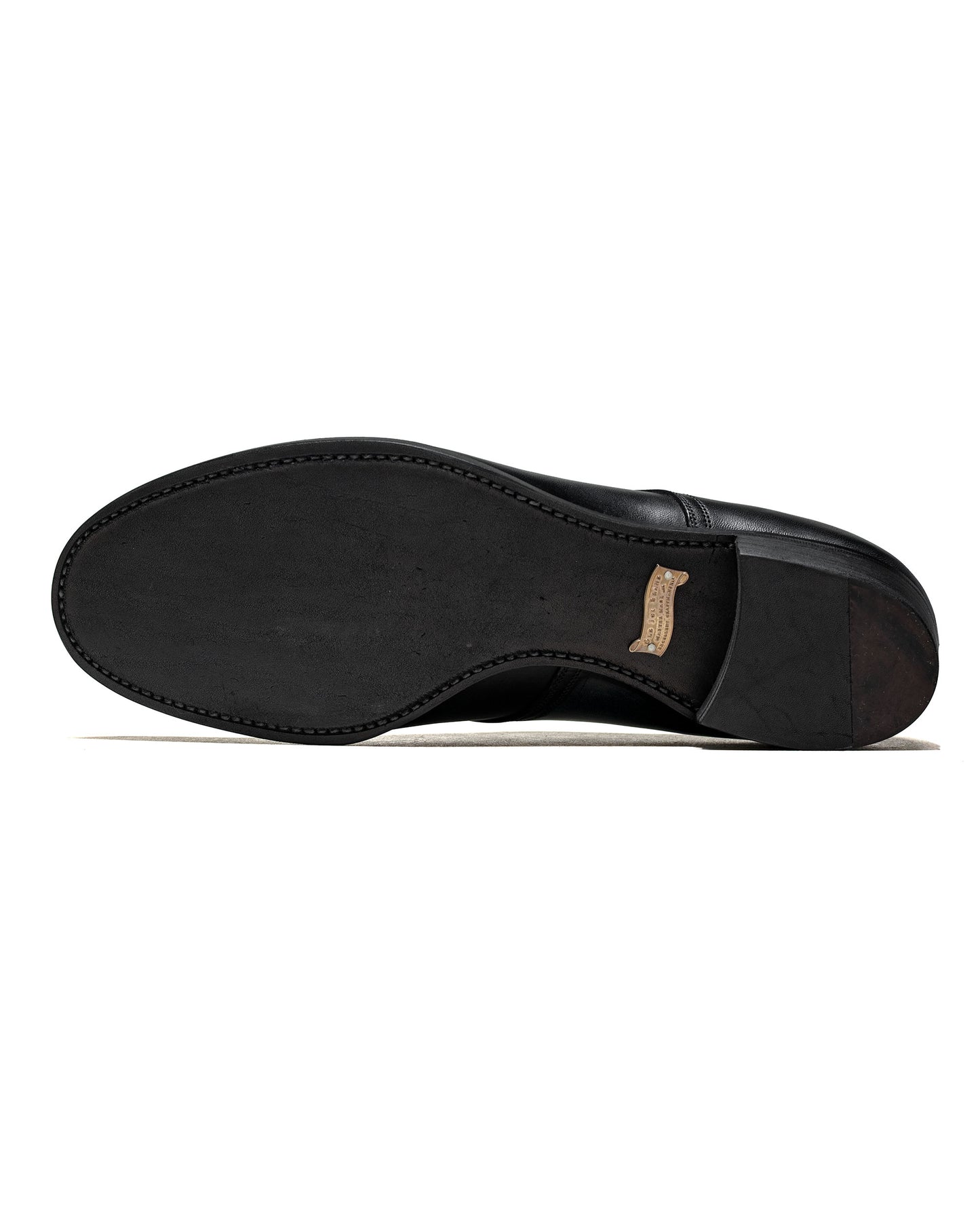 Old Joe "The Officer" Stunning Leather Oxford Shoes Black Horsebutt