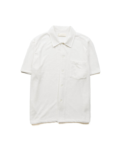 Our Legacy Box Shirt Shortsleeve White Boucle