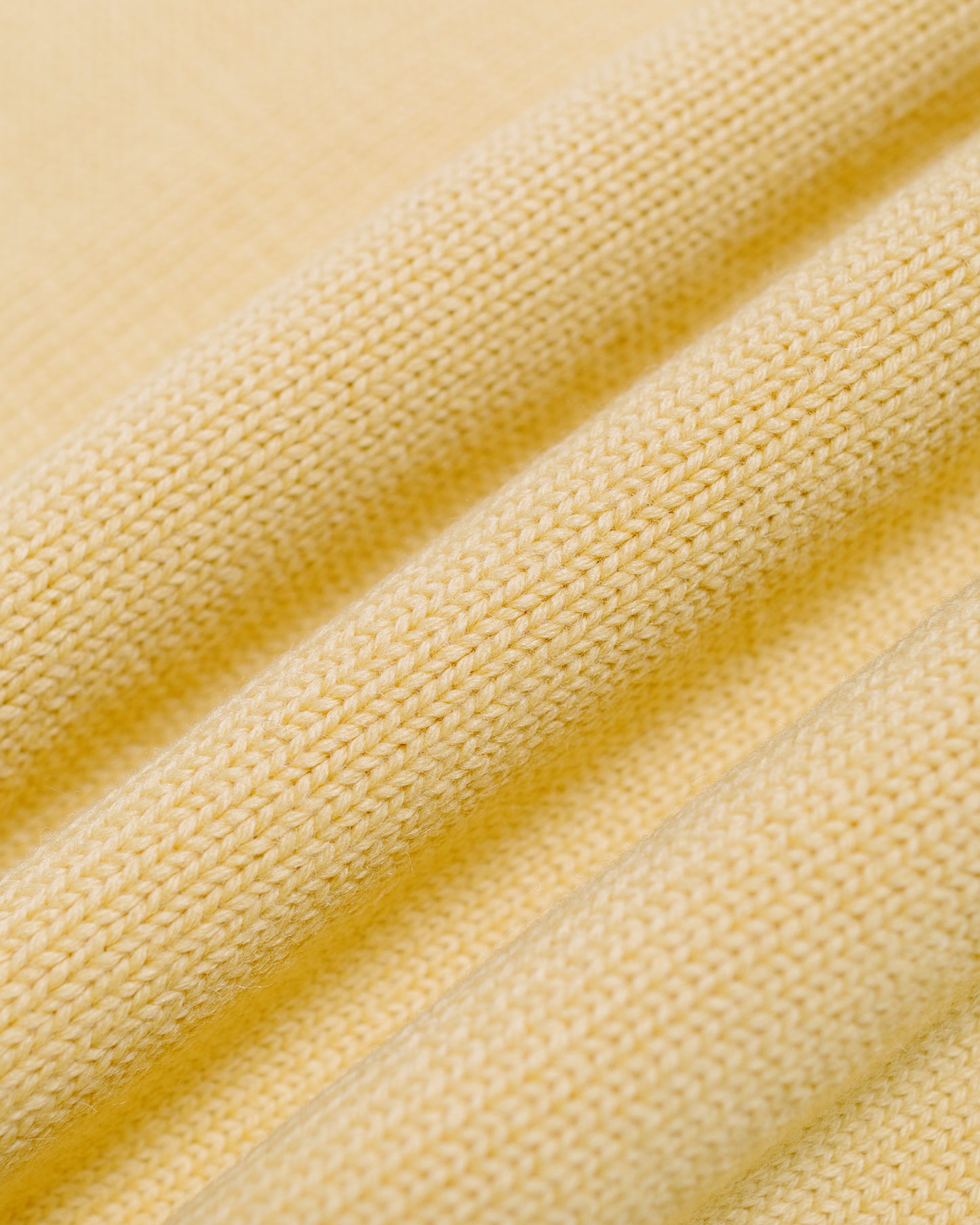 Phigvel Knit Polo Old Yellow fabric