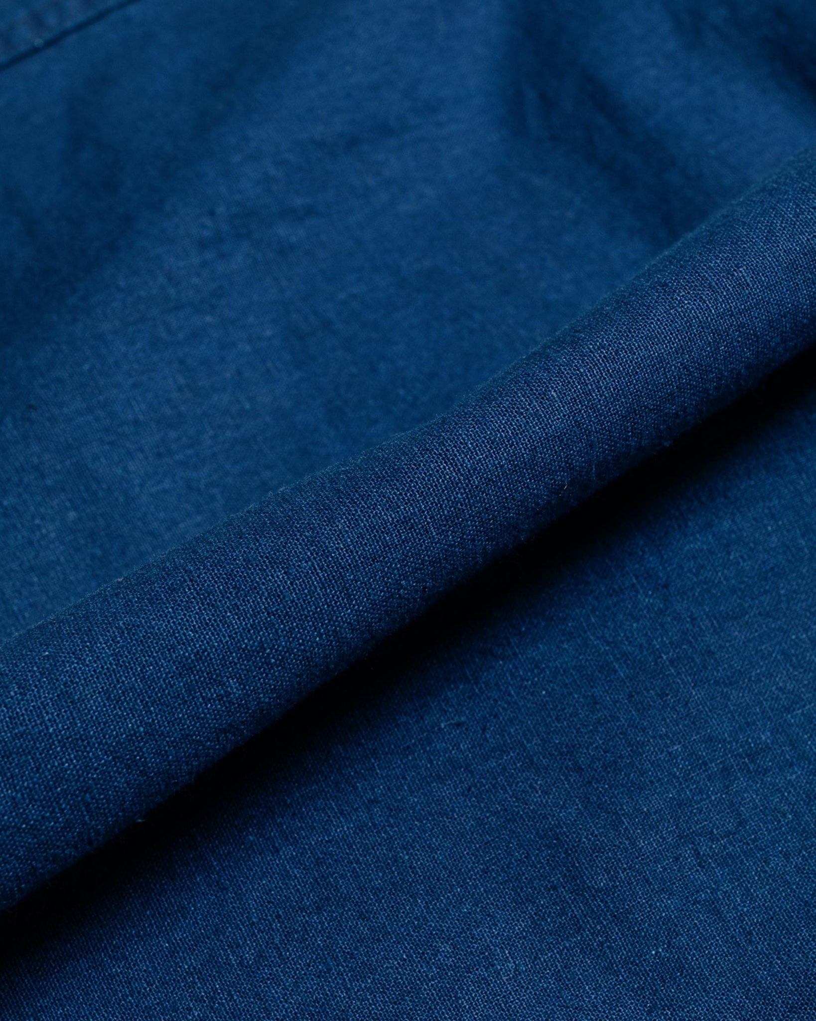 Post O'Alls E-Z Travail Pants Cotton/Linen Sheeting Indigo fabric