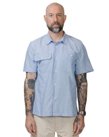 Randy's Garments Utility Shirt 6040 Solid Oxford Cloth Blue