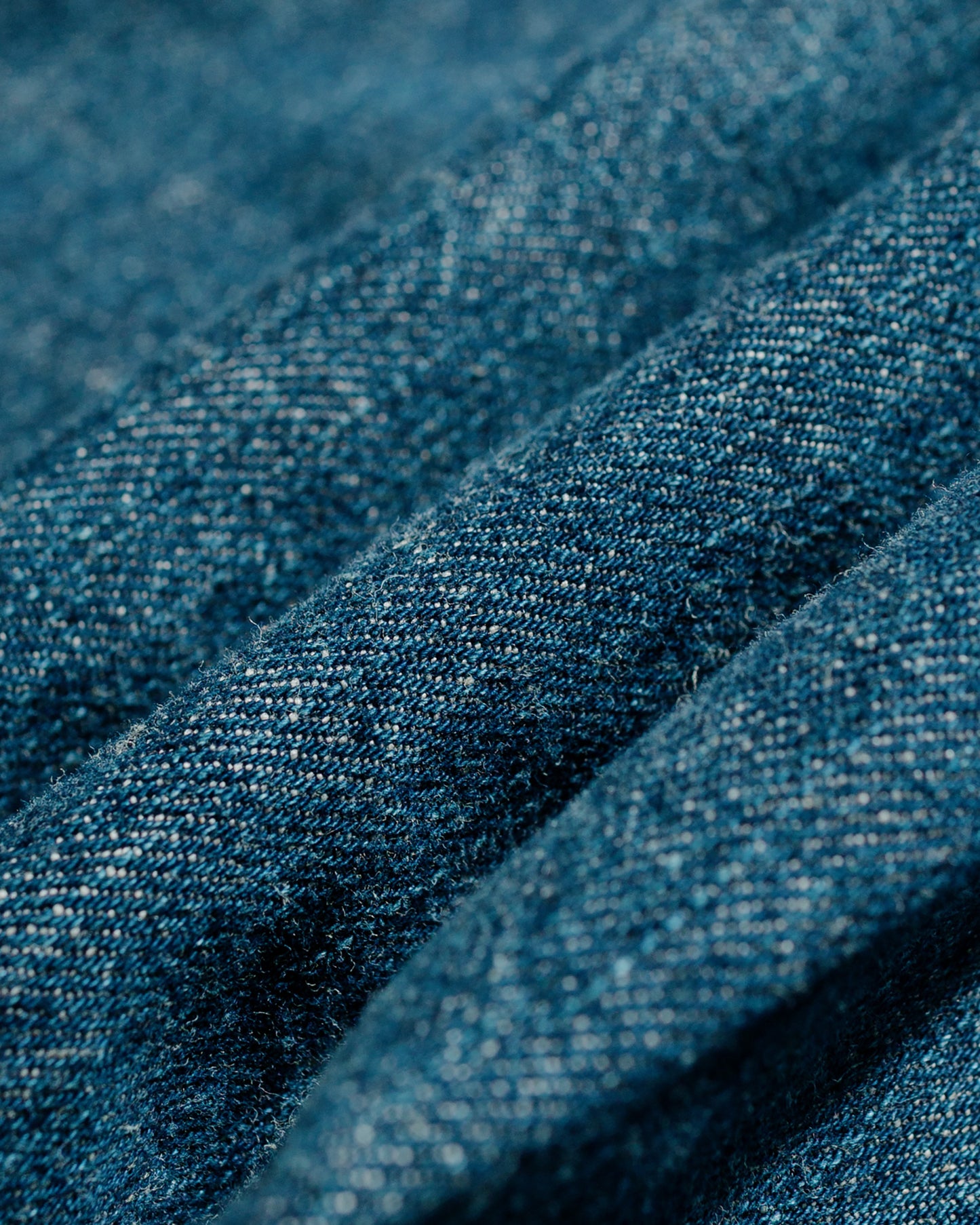 Sage de Cret 11oz. Cotton/Linen Denim Baggy Pants Navy