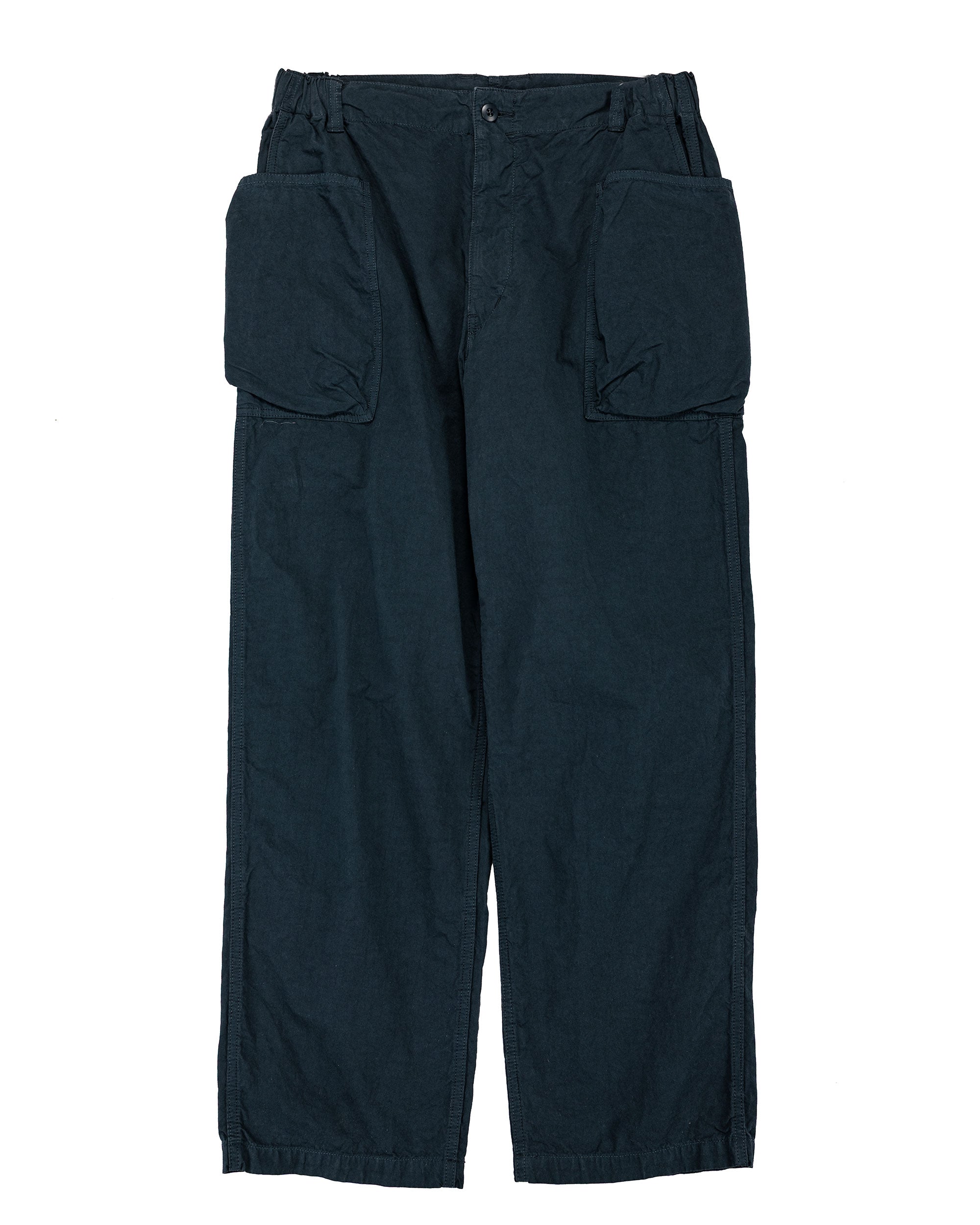 Sage de Cret CO/HEMP High Density Wide Work Pants Navy