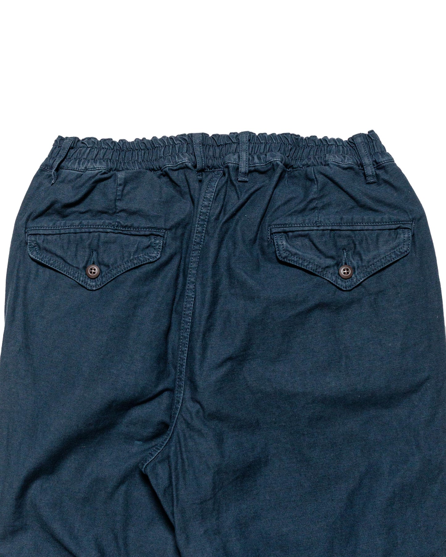 Sage de Cret 31-40-8395 Cotton/Linen Back Satin Tapered Pants Navy