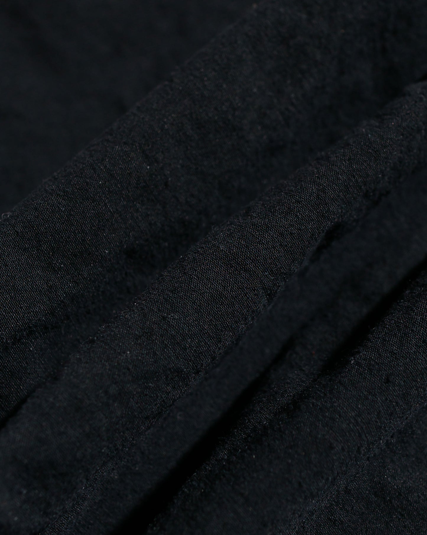 Sage de Cret High Density Cotton/Hemp Tapered Pants Black