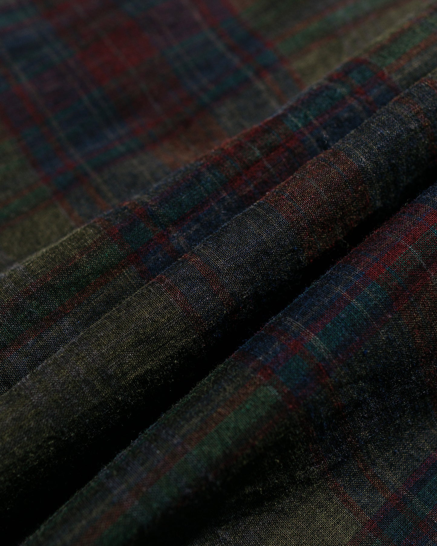 Sage de Cret Sumi Ink Madras Check Work Shirt Yellow