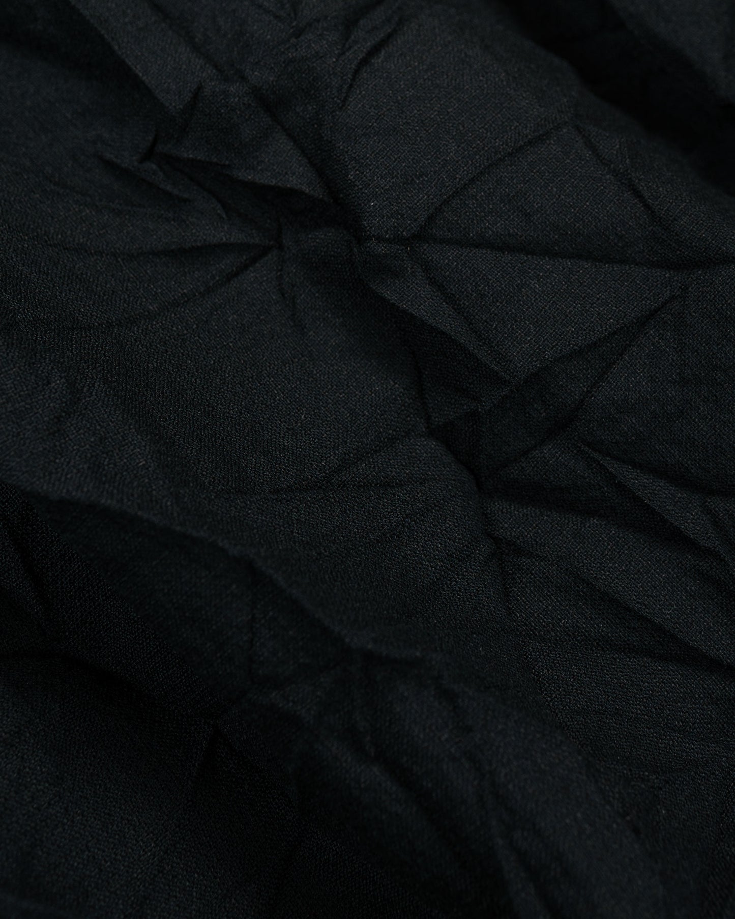 Sage de Cret WO/LI Crinkle Full Zip Jacket Black