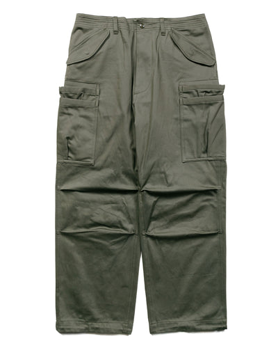 Sassafras Overgrown Pants Military Satin Olive