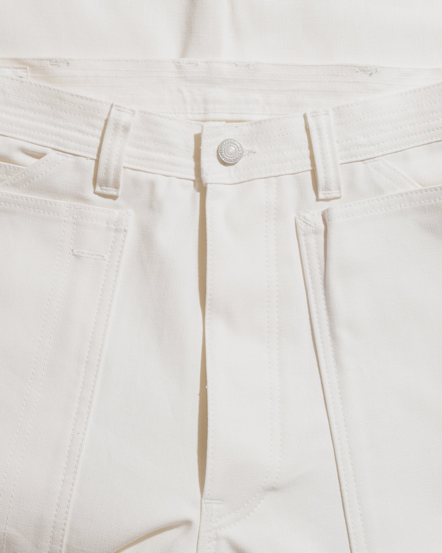 Sassafras Fall Leaf Gardener Pants Selvedge Duck Off White