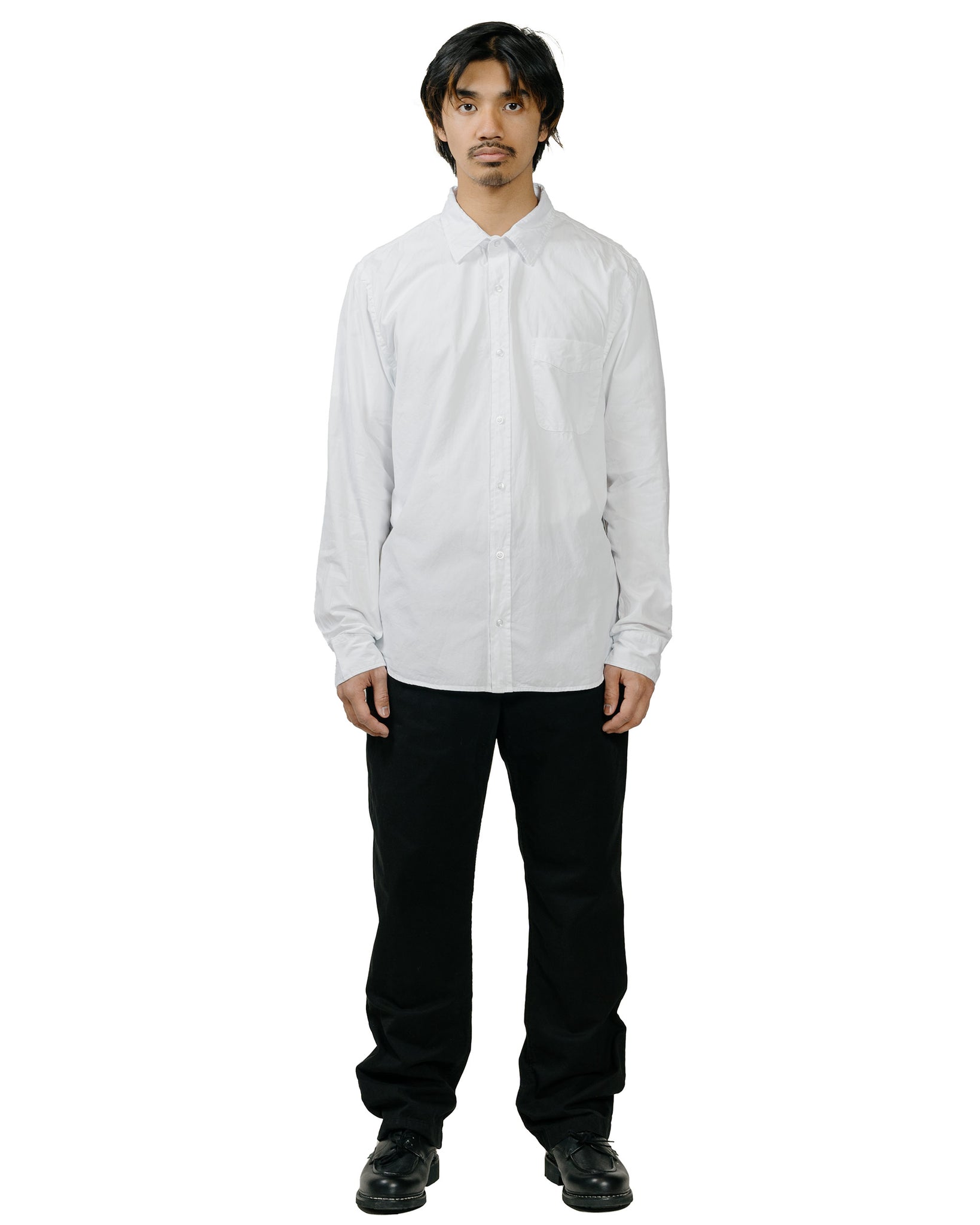 Save Khaki United Poplin Standard Shirt White model full