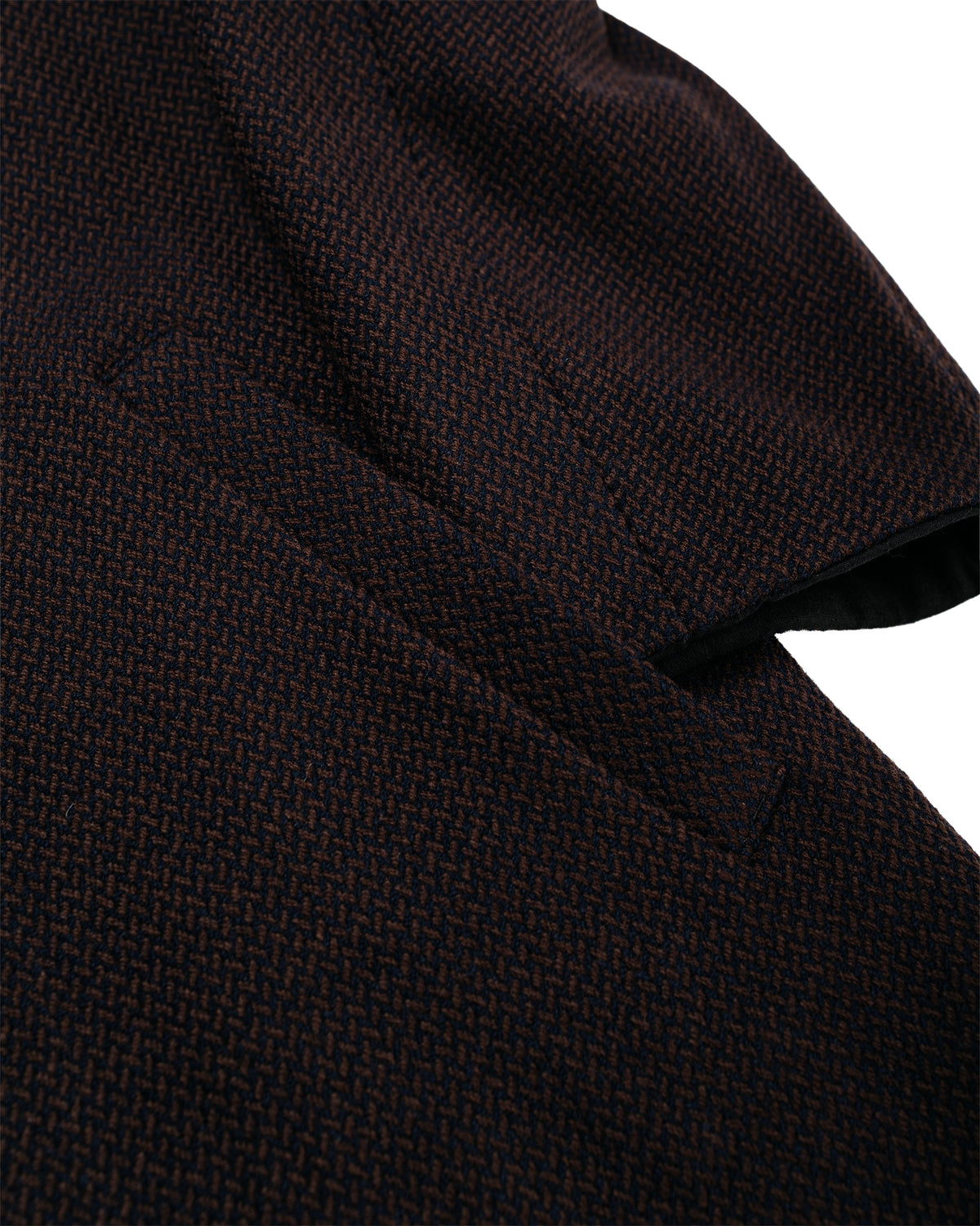 Seya. Horsecoat / Ancient Herringbone Mud Indigo