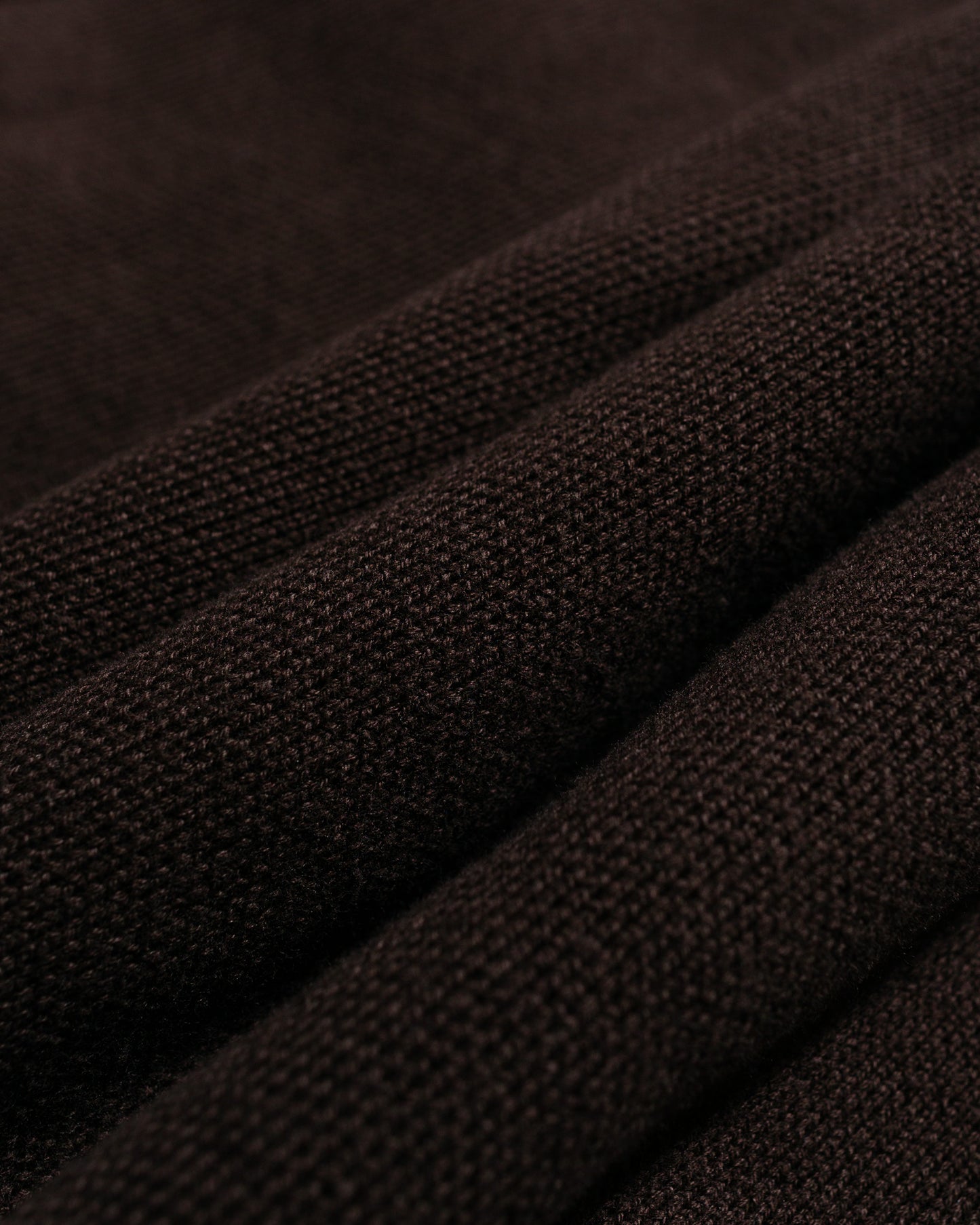 TTT MSW Knit Polo Cardigan Brown