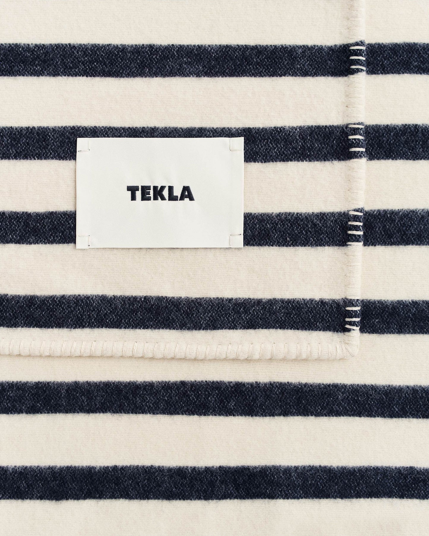 Tekla Lambswool Blanket Magpie Stripes