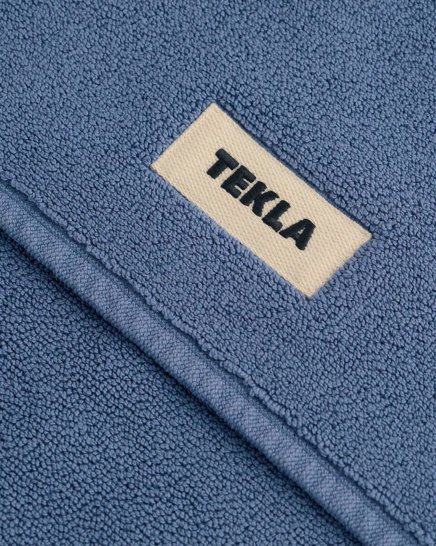 Tekla Terry Bath Mat Storm Blue
