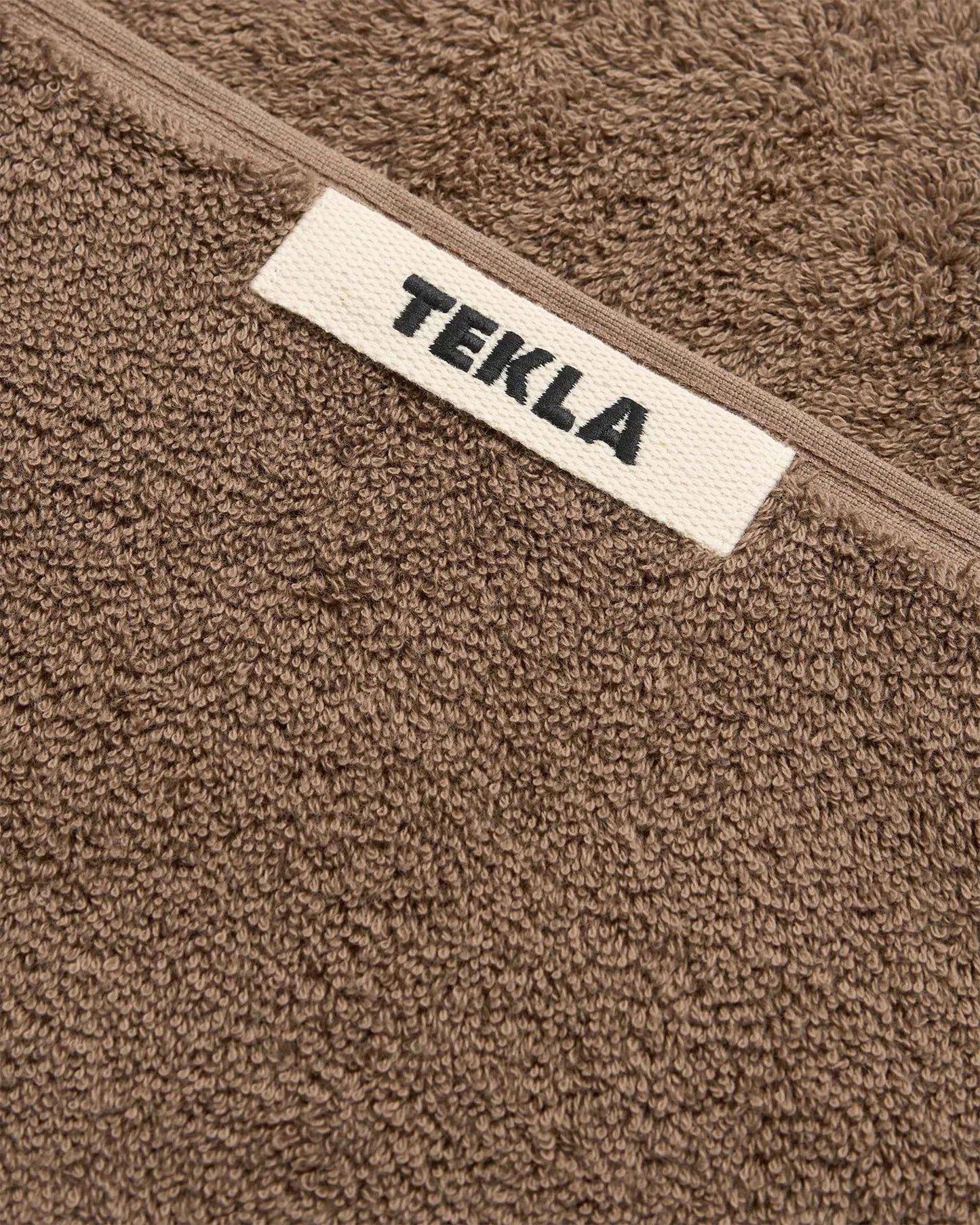 Tekla Terry Hand Towel Kodiak Brown