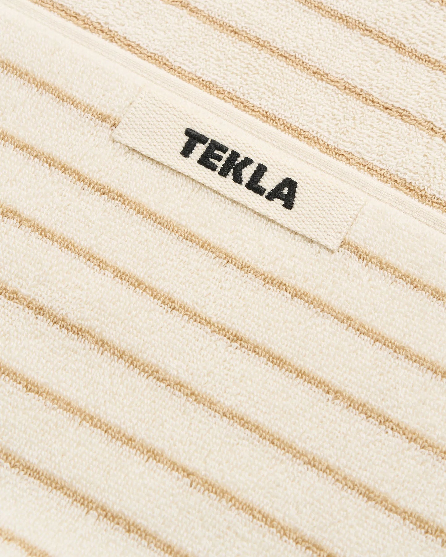 Tekla Terry Washcloth Sienna Stripes