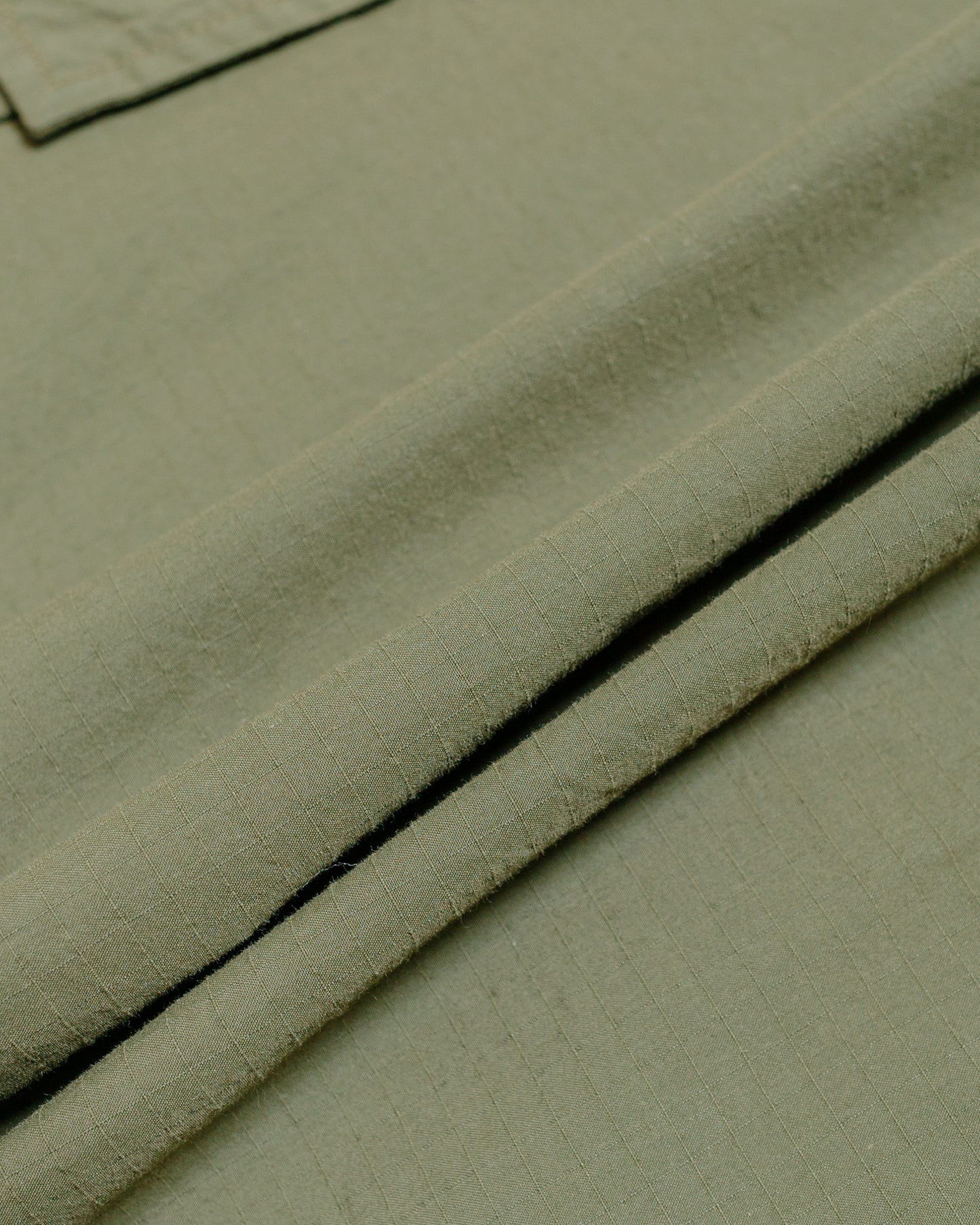 The Corona Utility CSJ001 Hunter Hiker Jac Shirt Cordura Ripstop Leaf Green fabric