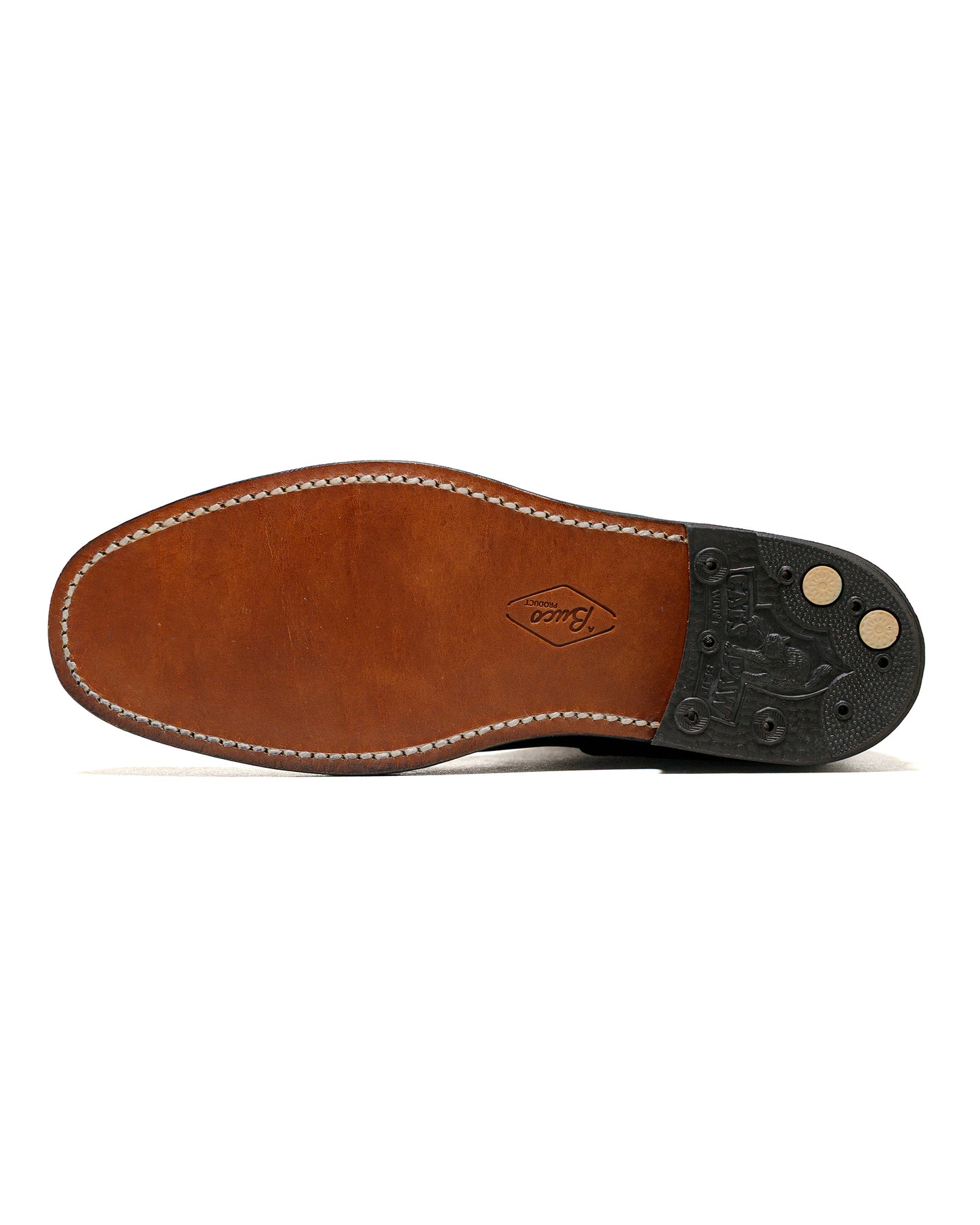 The Real McCoy's BA23101 Buco Narrow Engineer Boots / Buttock Black