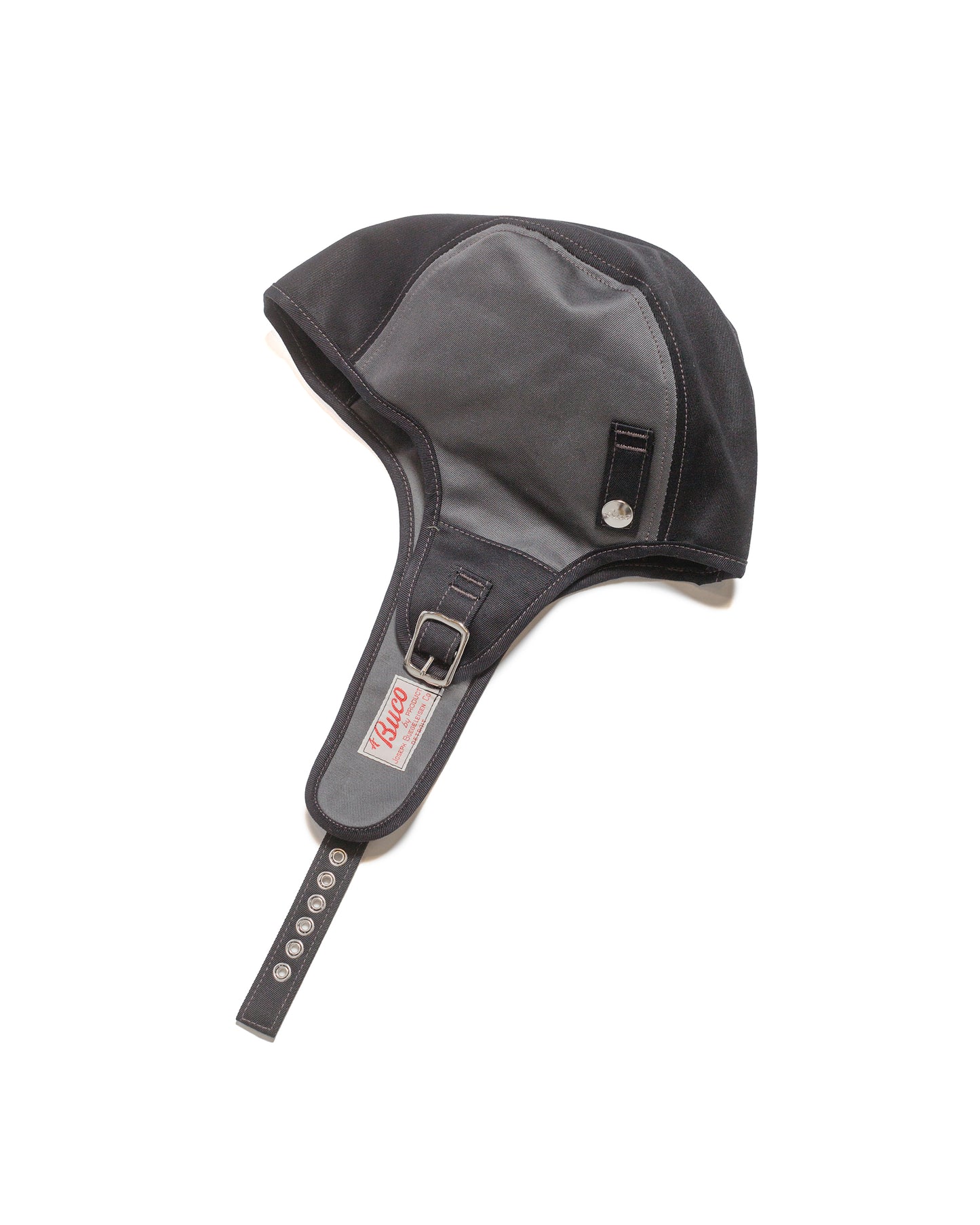 The Real McCoy's BA24002 Buco Cotton-Twill Rider's Helmet Black side