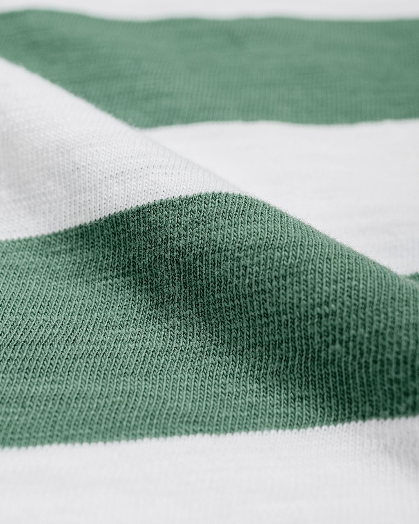 The Real McCoy's BC24002 Buco Stripe Tee S/S White/Green