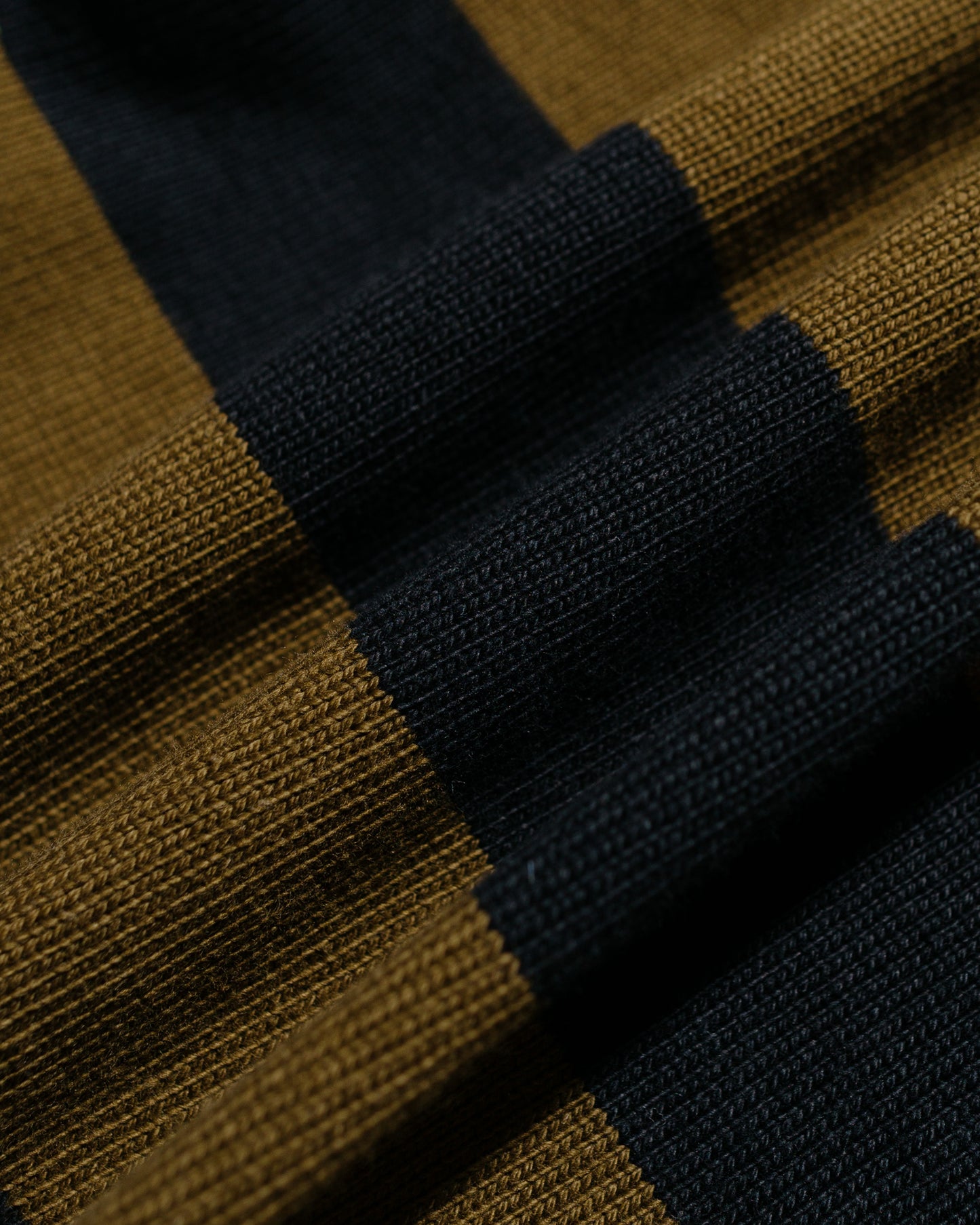 The Real McCoy's BC24101 Buco Stripe Racing Jersey Black/Olive