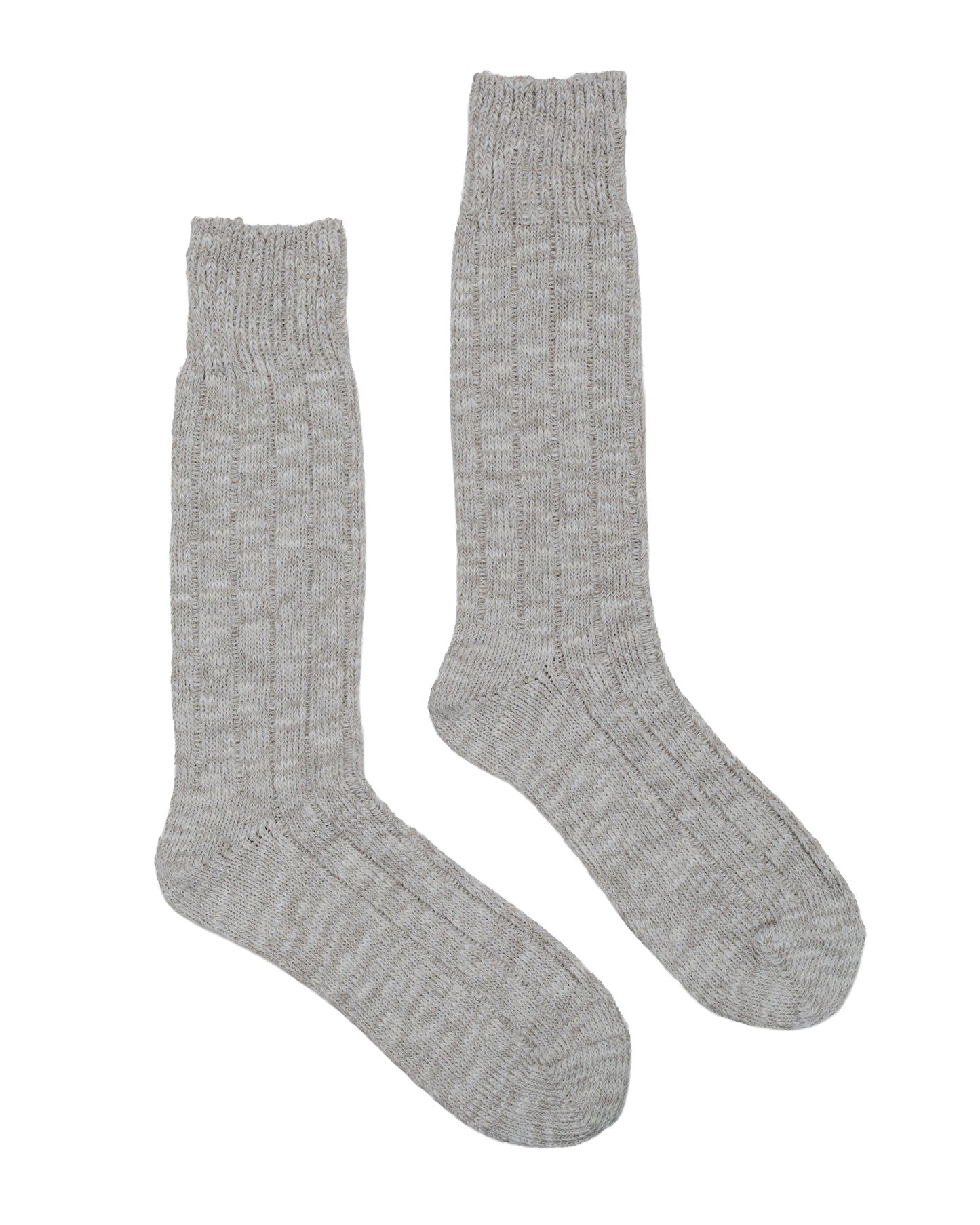 The Real McCoy’s MA22012 Outdoor Socks 'Camp' Snow Gray