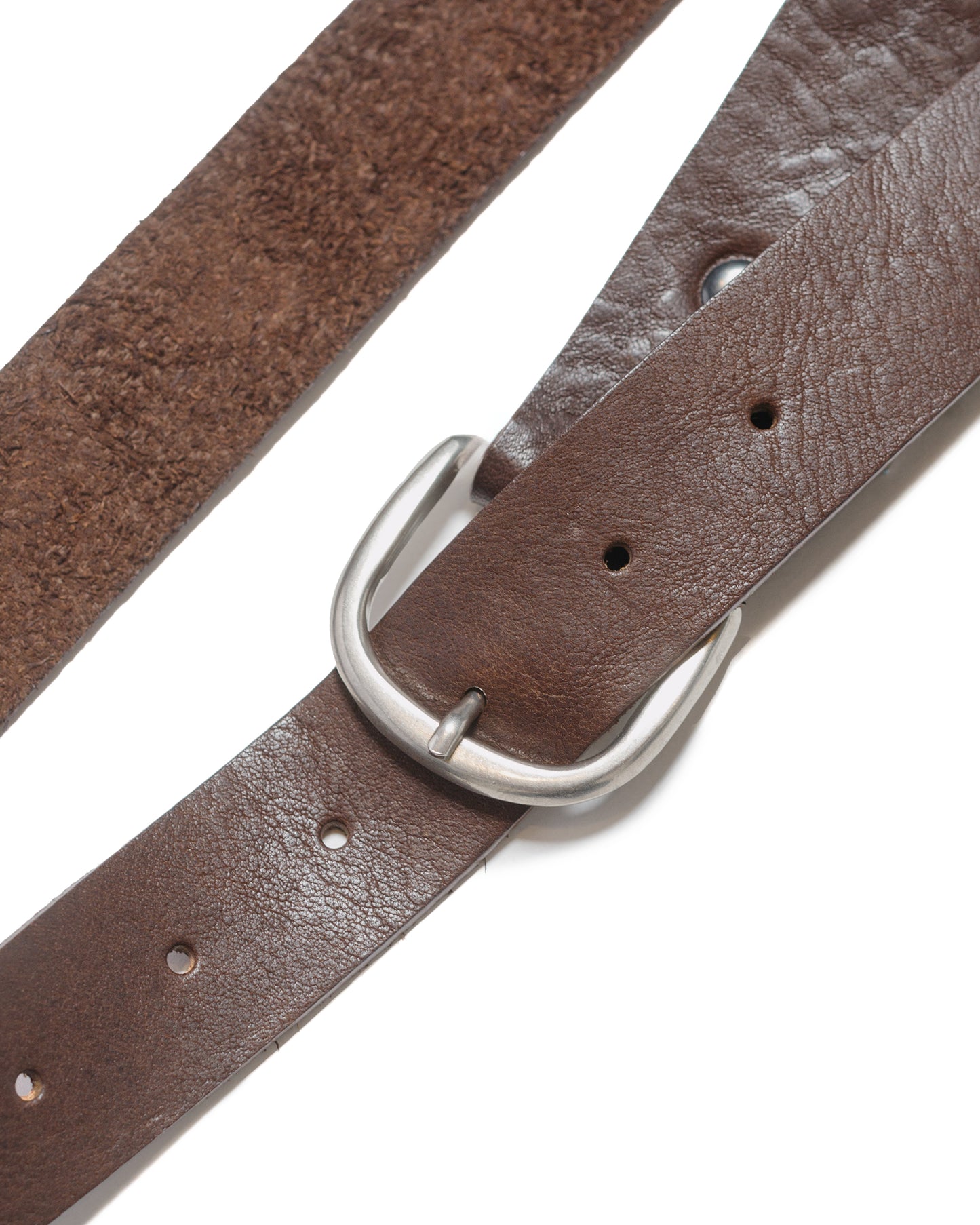 The Real McCoy’s MA23018 Joe McCoy Narrow Width Belt Brown close
