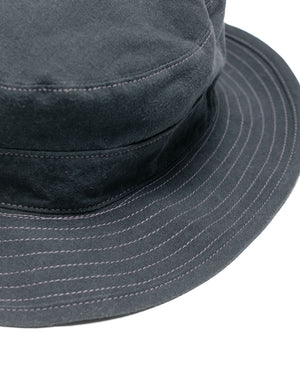 The Real McCoy's MA24004 Vietnam War Black Boonie Hat Black detail