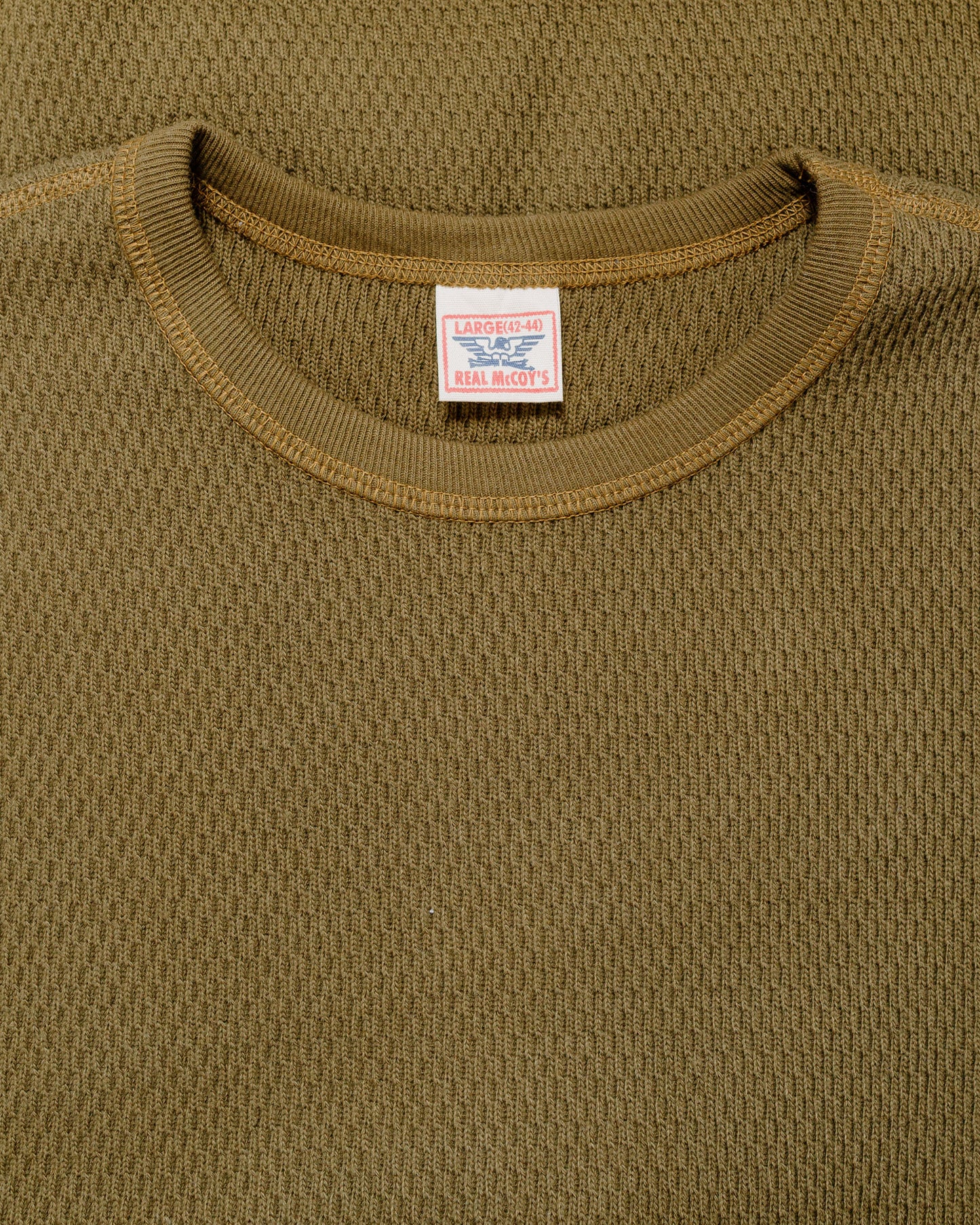The Real McCoy's MC22109 U.S. Army Military Thermal Shirt Olive