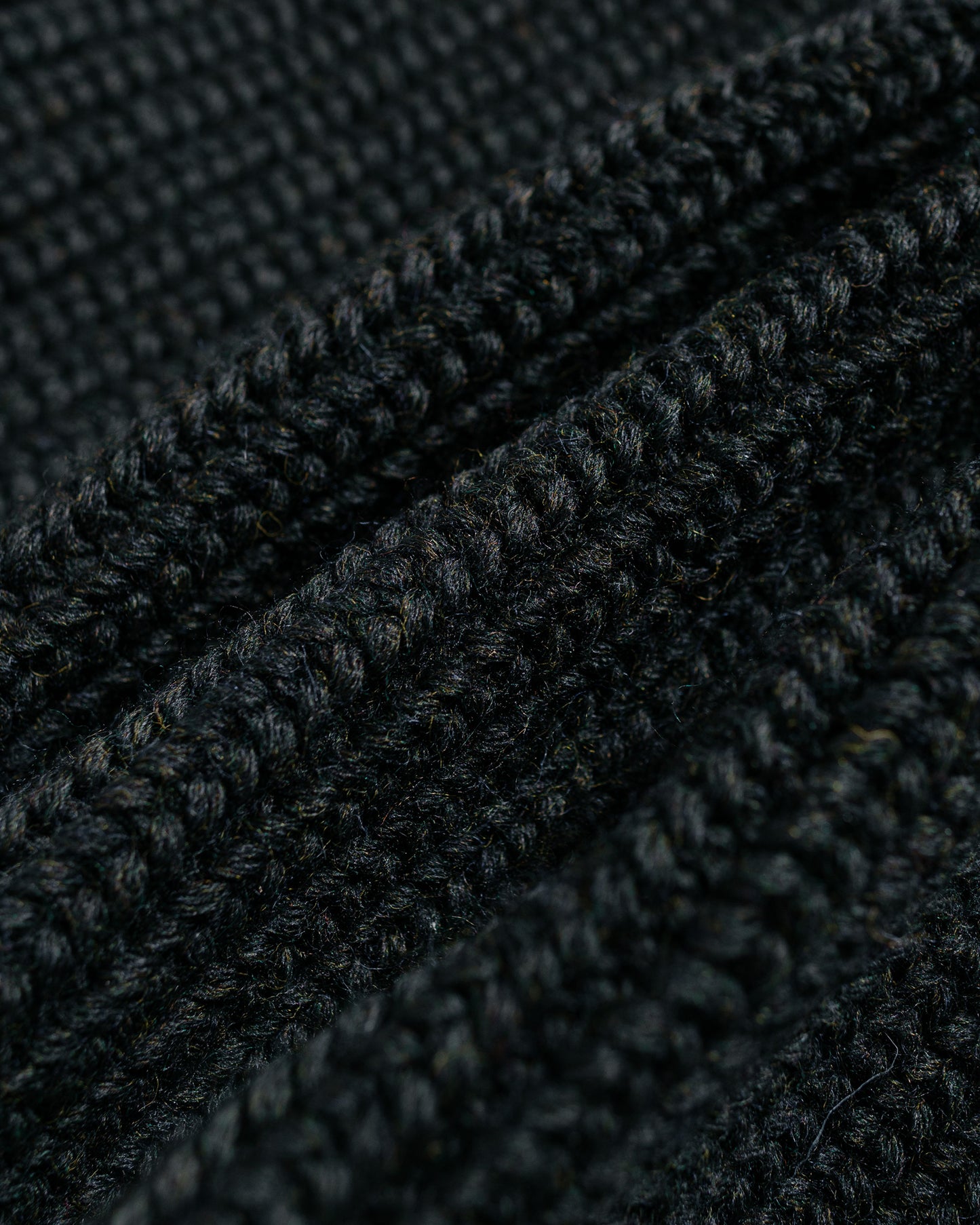 The Real McCoy's MC24111 Striped Shawl Collar Cardigan Charcoal fabric