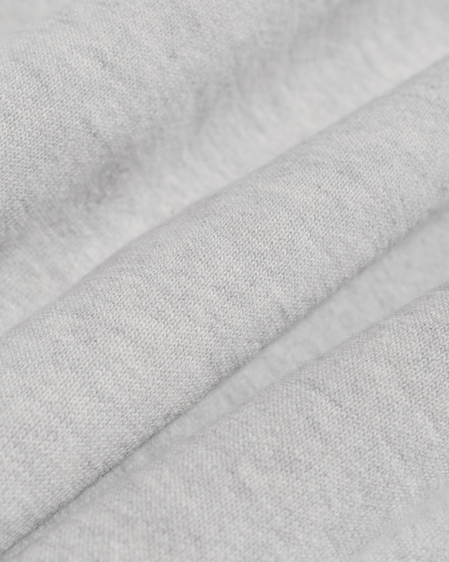 The Real McCoy’s MC24113 10 Oz. Loopwheel Crewneck Sweatshirt Snow Gray fabric