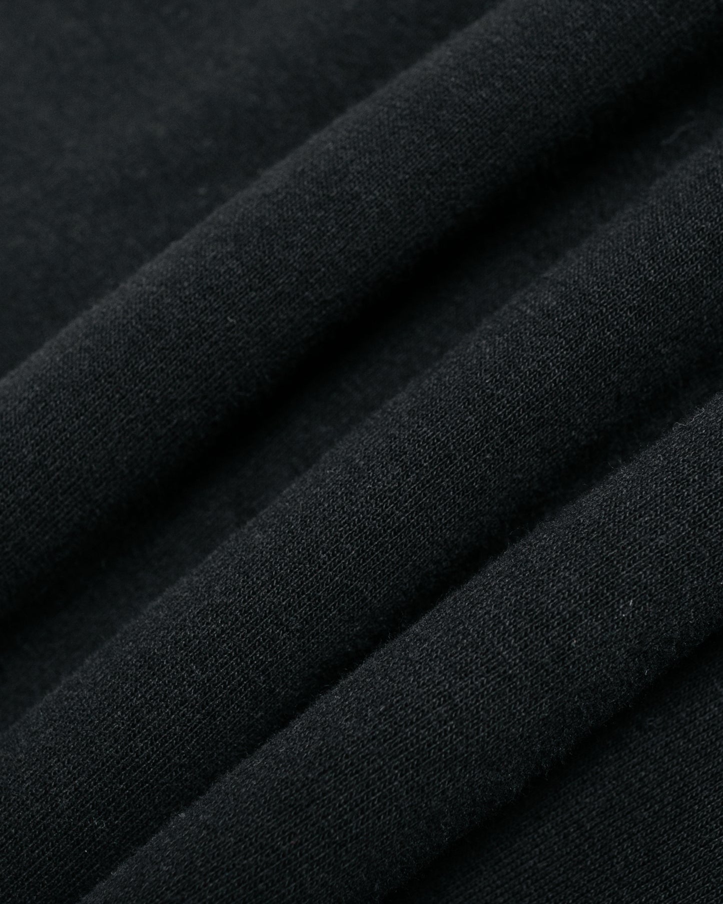 The Real McCoy’s MC24125 Loopwheel Sweatshirt Penguin Black fabric