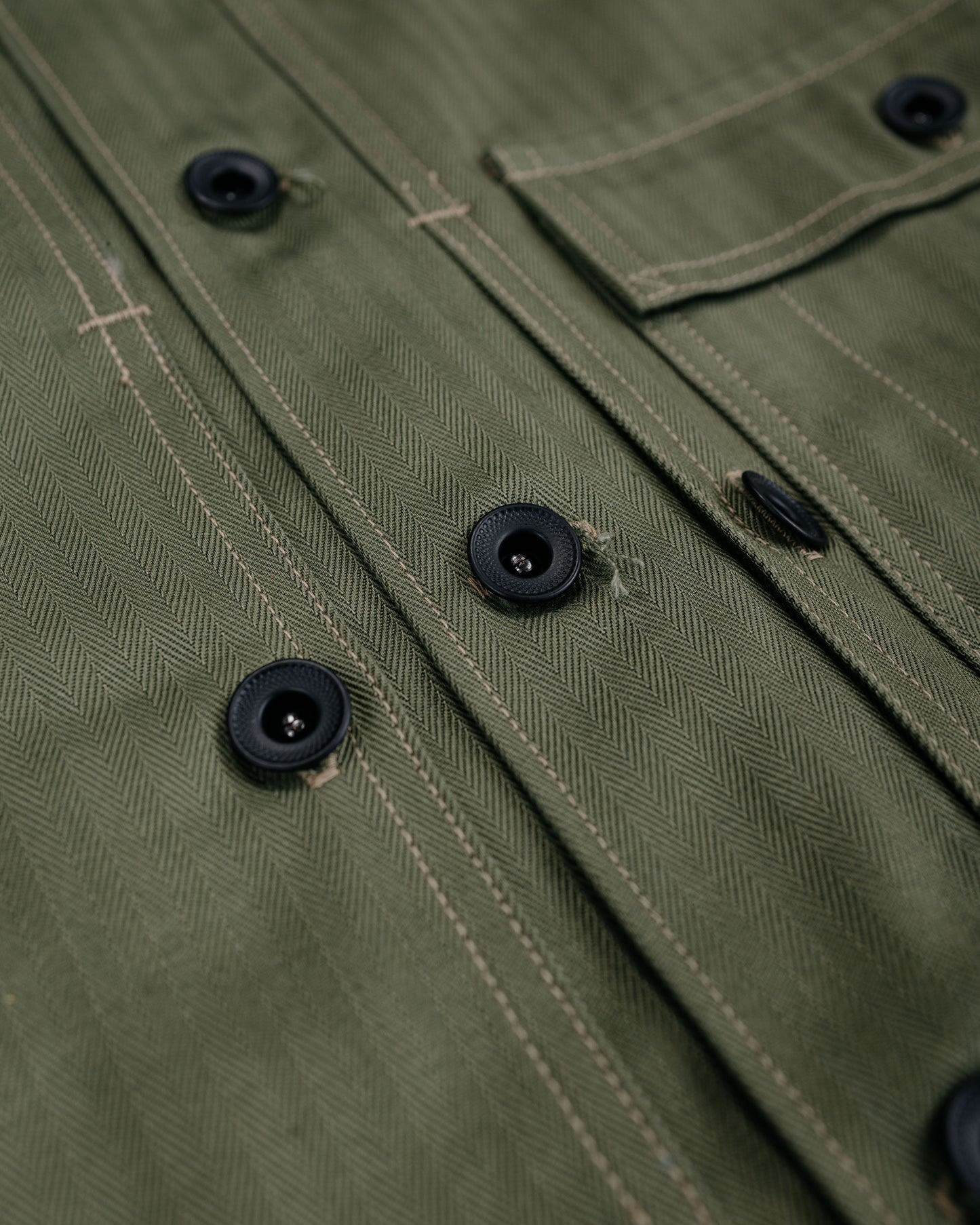 The Real McCoy's MJ23011 P-44 Utility Coat Sage Green